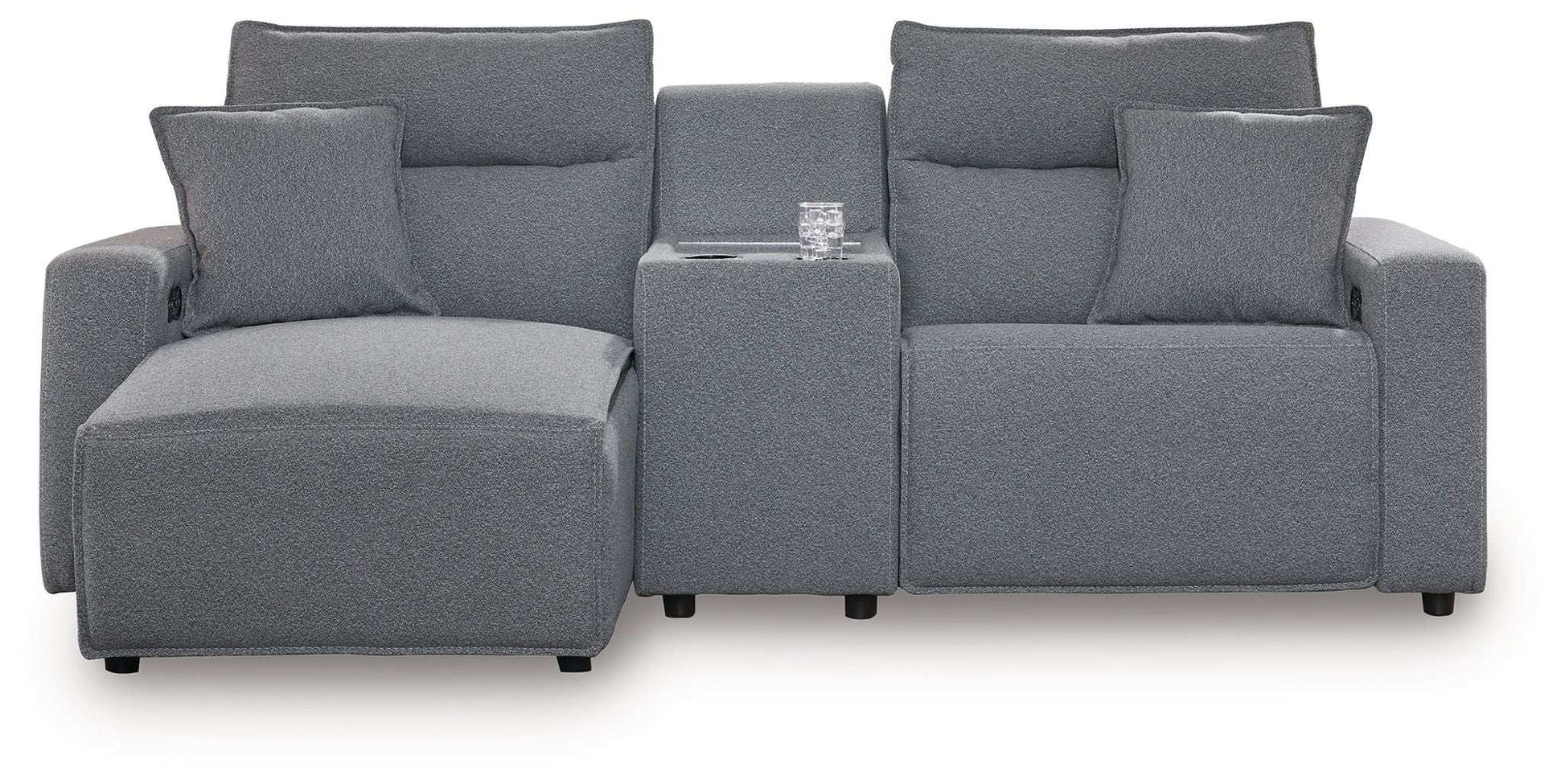ModMax II - Salt And Pepper - Reclining Sectional - Best Buy Furniture