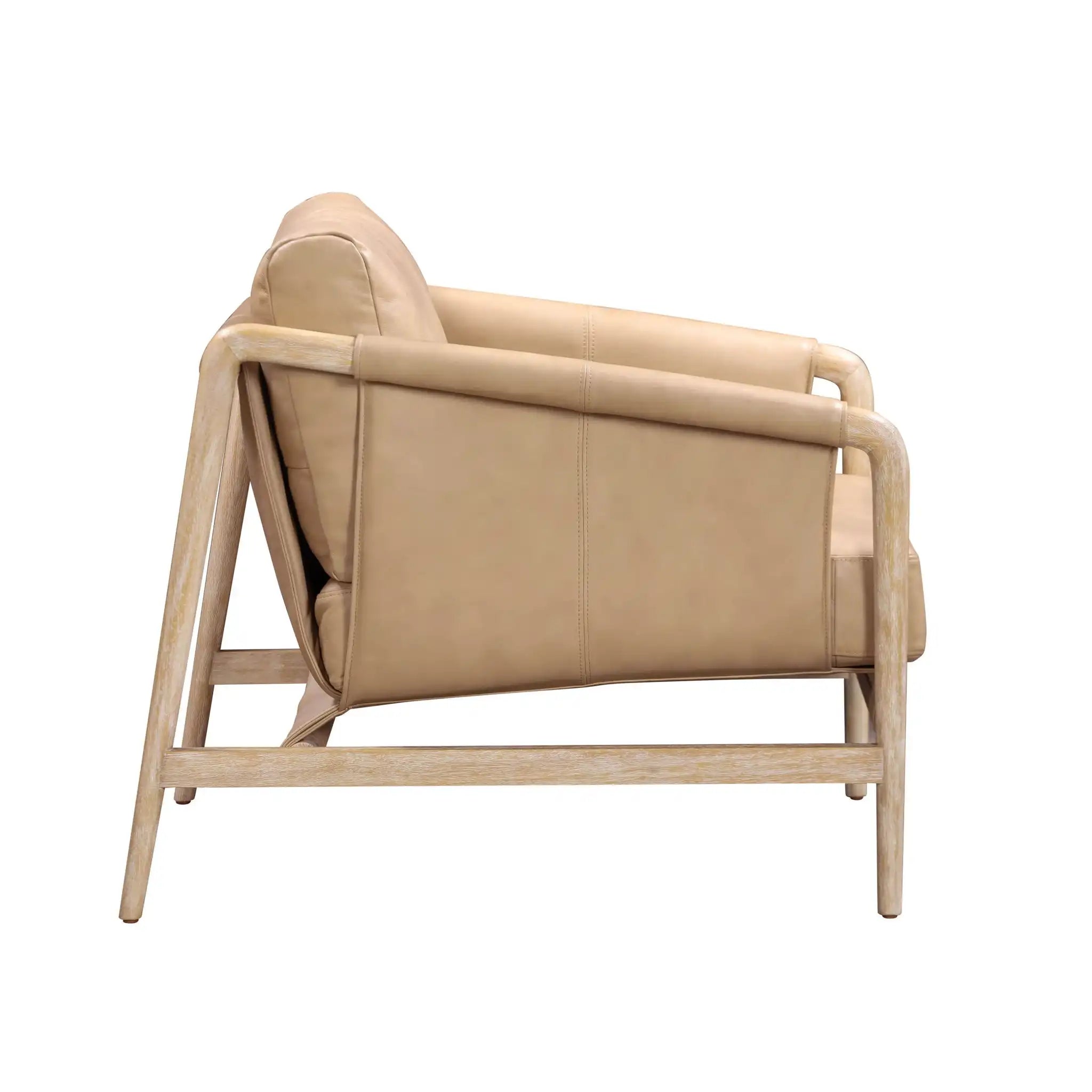 Chakka - Genuine Leather Accent Chair