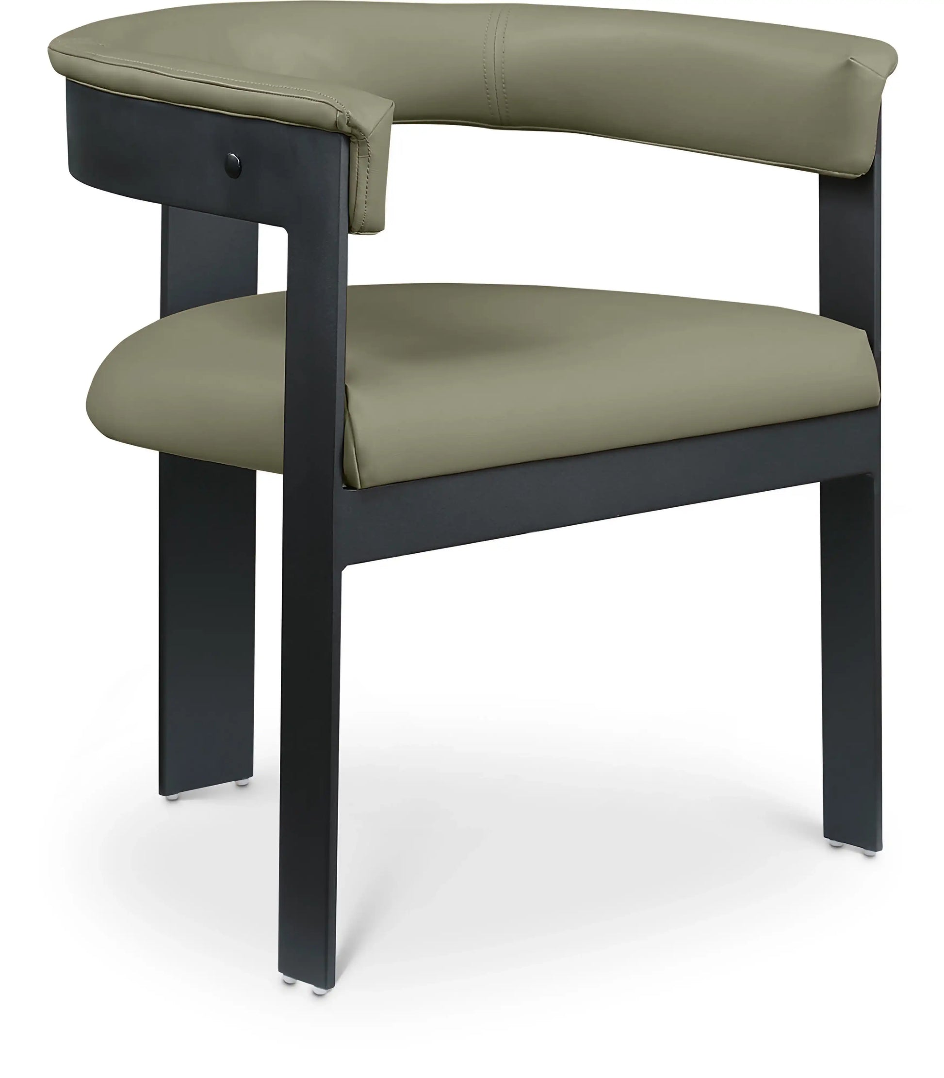 Romeo - Faux Leather Dining Chair With Black Base (Set of 2) - Best Buy Furniture