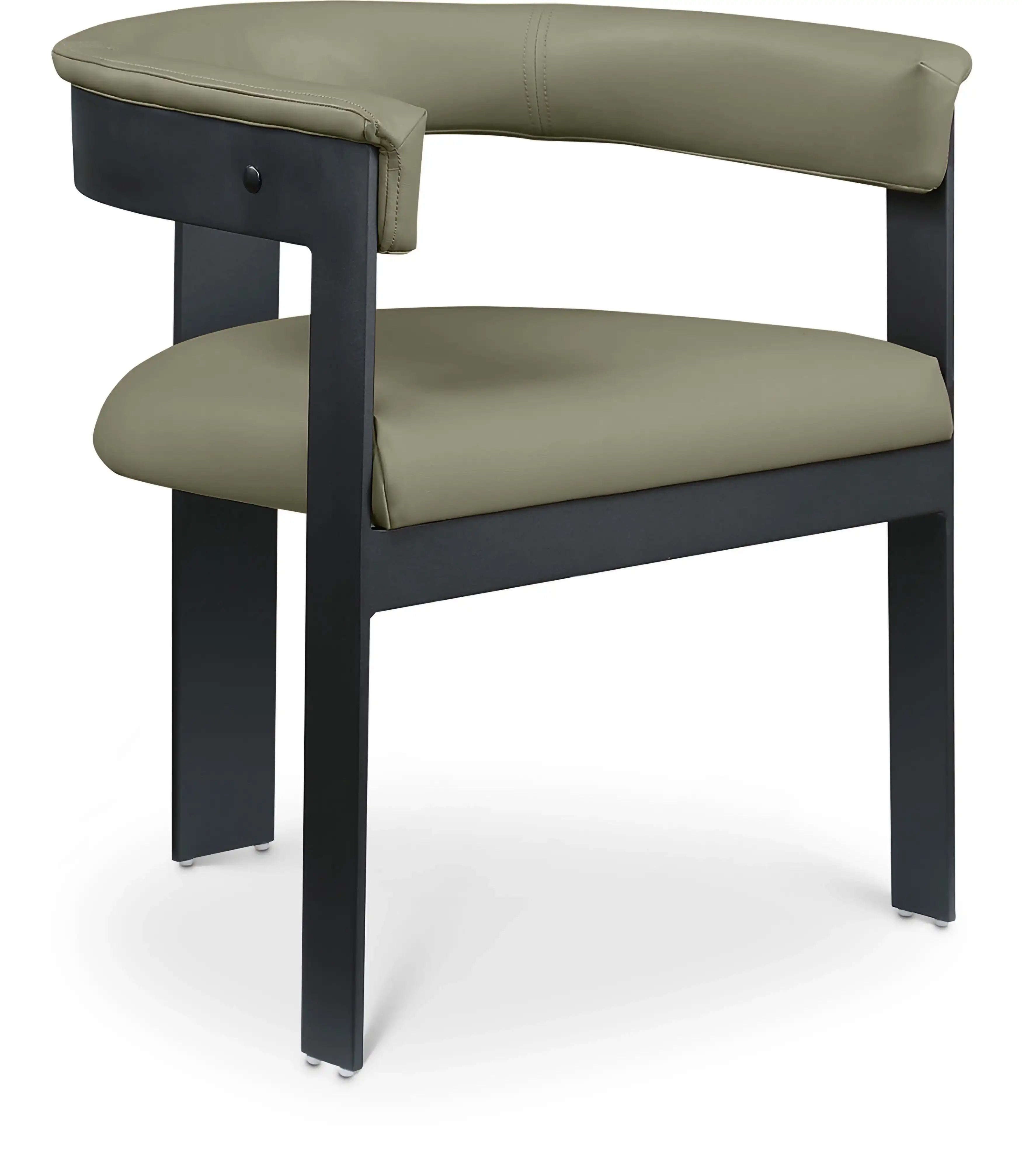Romeo - Faux Leather Dining Chair With Black Base (Set of 2) - Best Buy Furniture