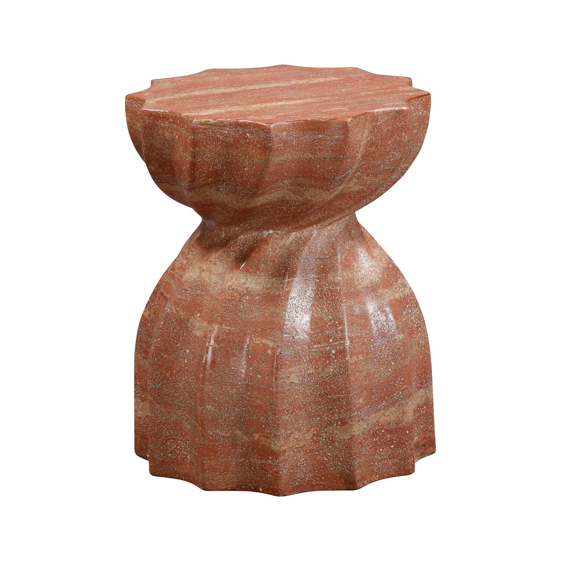 Turin - Faux Marble Indoor / Outdoor Concrete Stool - Best Buy Furniture