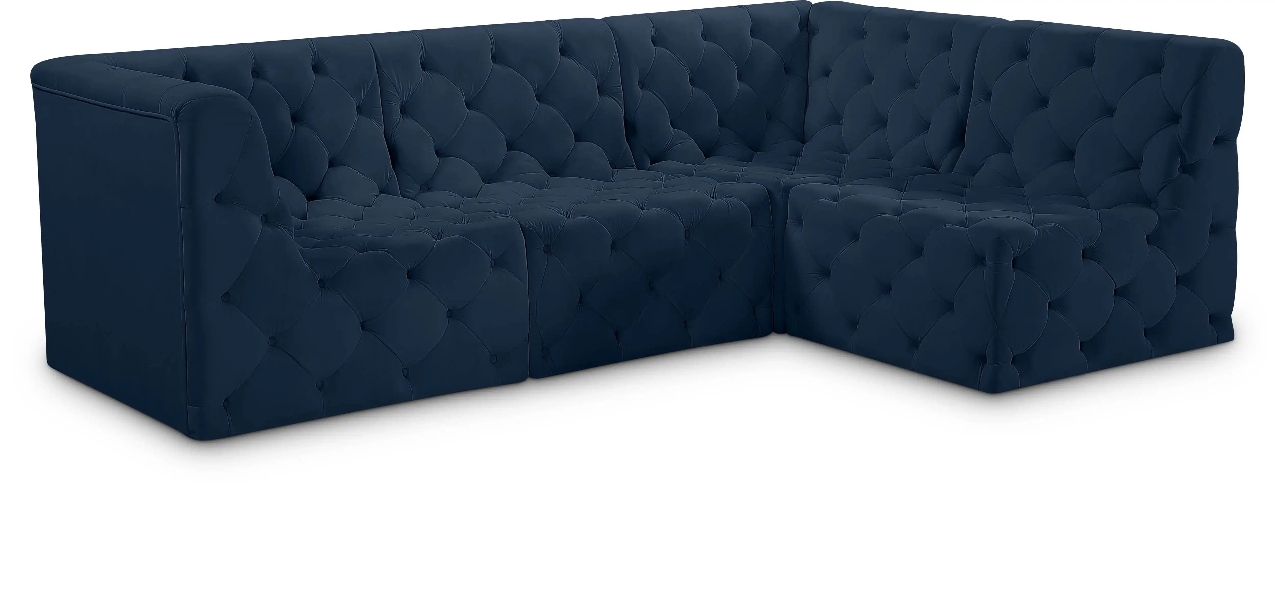 Tuft - 4 Piece Modular Sectional - Best Buy Furniture
