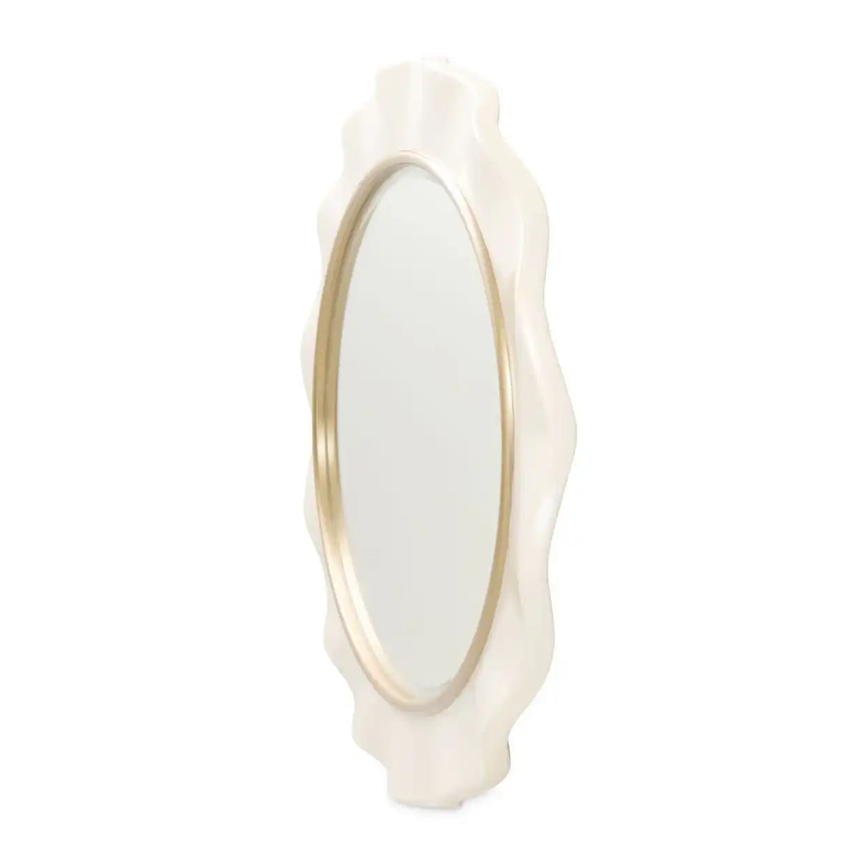 La Terrazza - Wall Mirror - Creamy Pearl - Best Buy Furniture