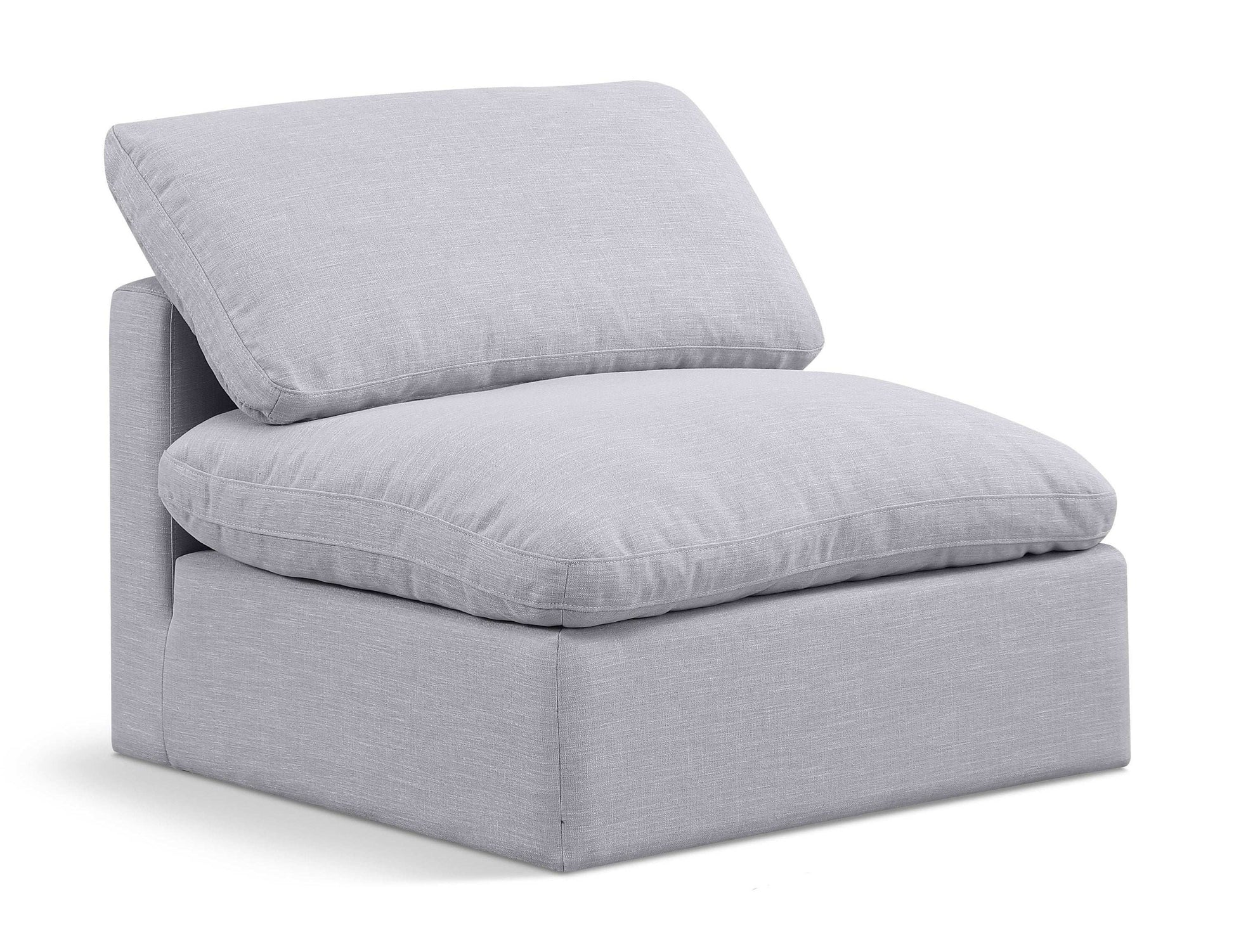 Indulge - Linen Armless Chair - Best Buy Furniture