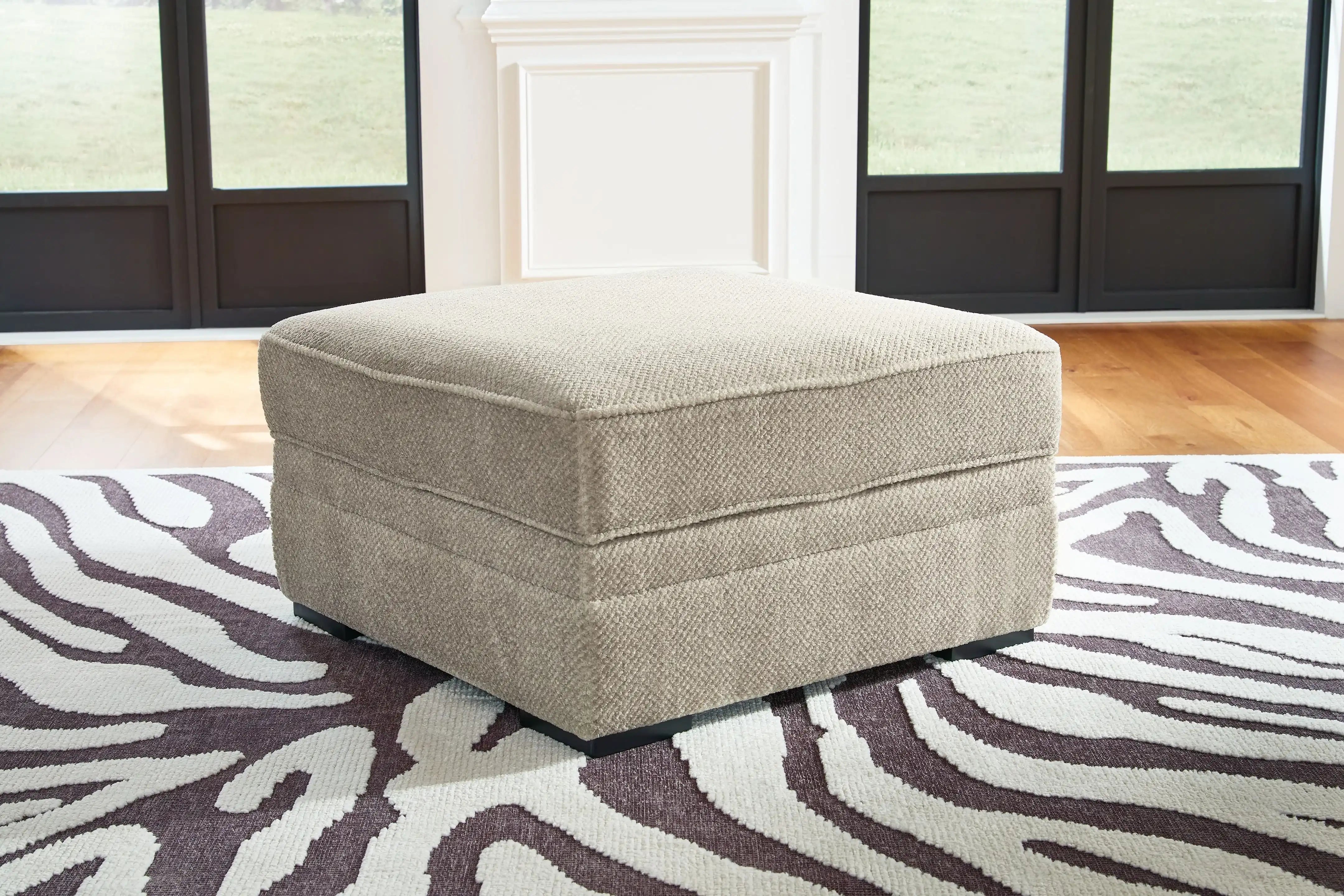 Calnita - Ottoman With Storage - Sisal - Best Buy Furniture