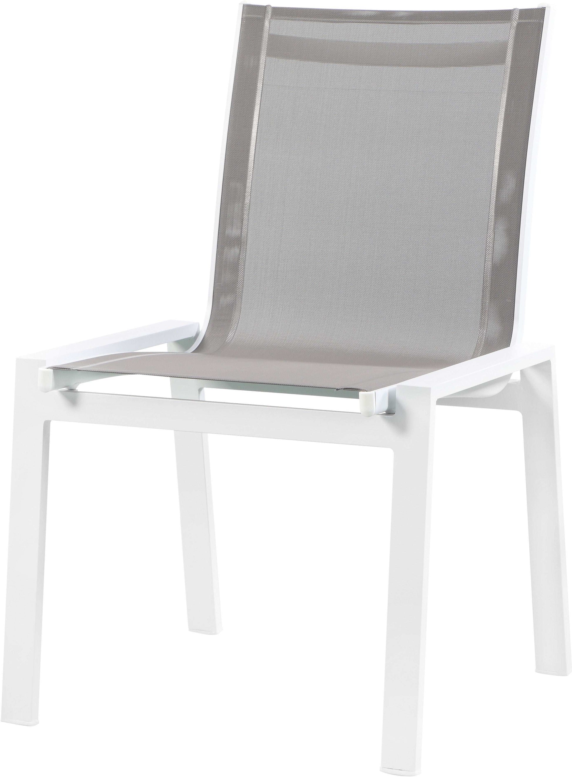 Nizuc - Outdoor Patio Dining Chair With White Frame (Set of 2) - Best Buy Furniture
