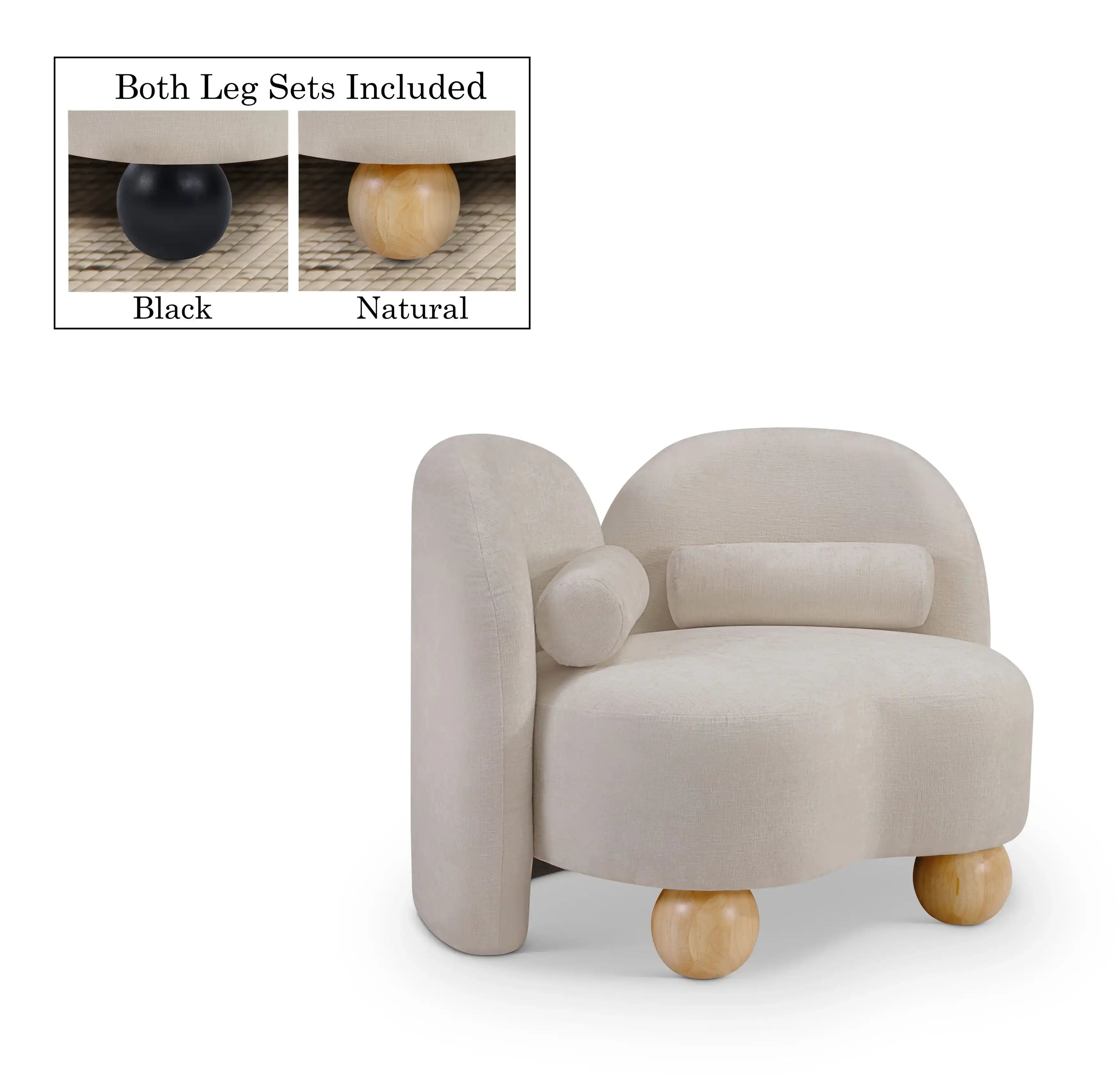 Daphne - Chenille Chair - Best Buy Furniture