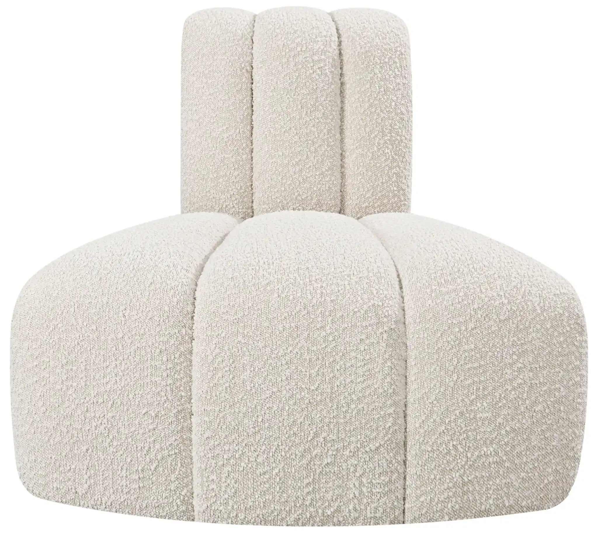 Arc - Boucle Fabric Reverse Corner