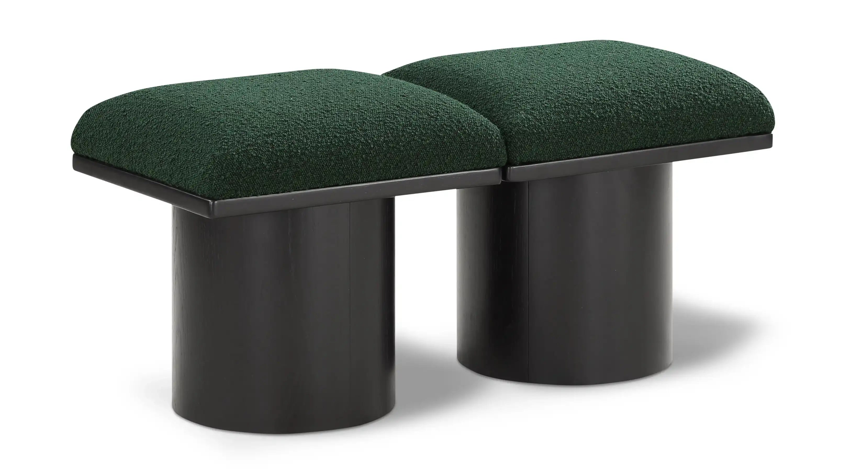Pavilion - 2 Piece Modular Bench With Black Base - Best Buy Furniture