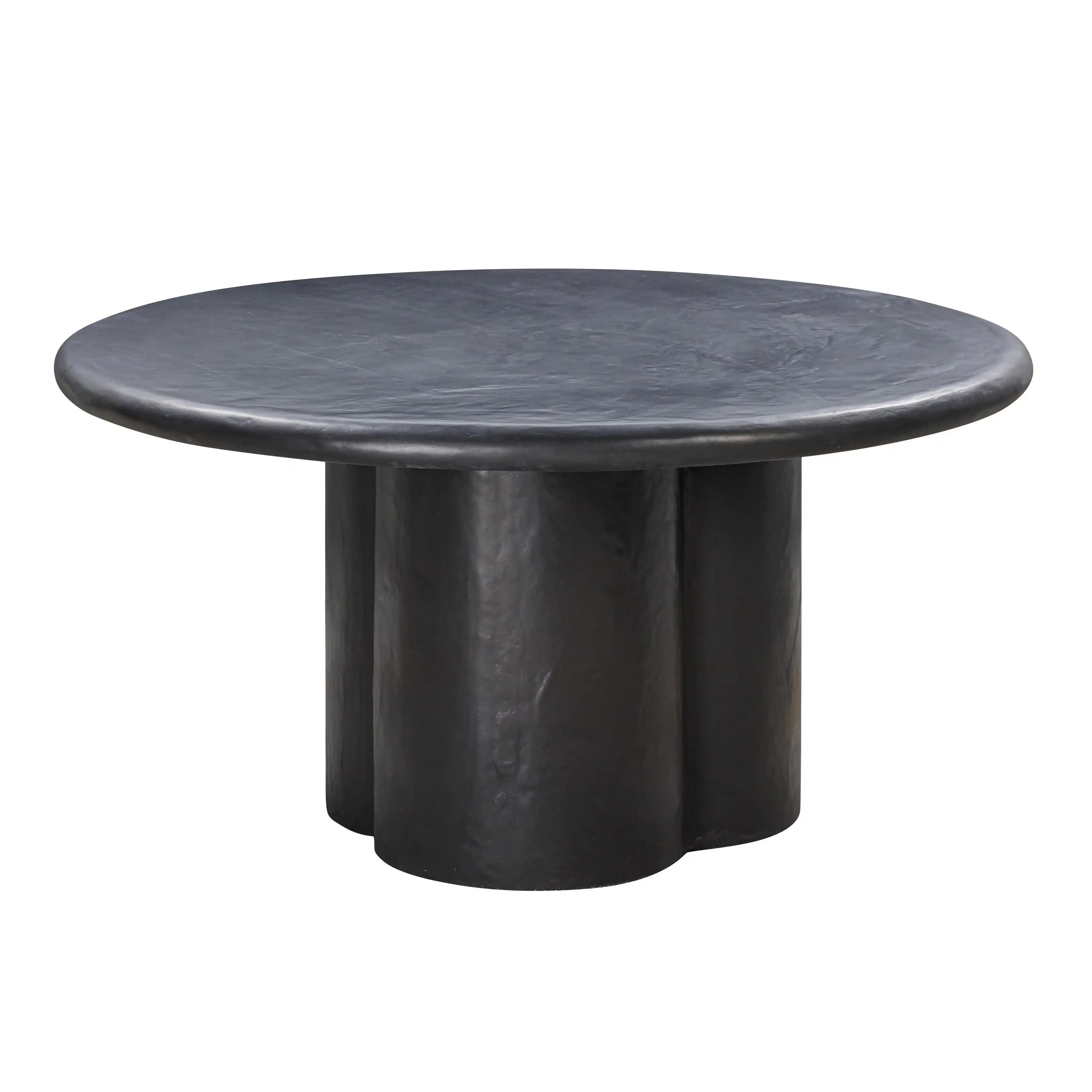 Elika - Faux Plaster Round Dining Table - Best Buy Furniture