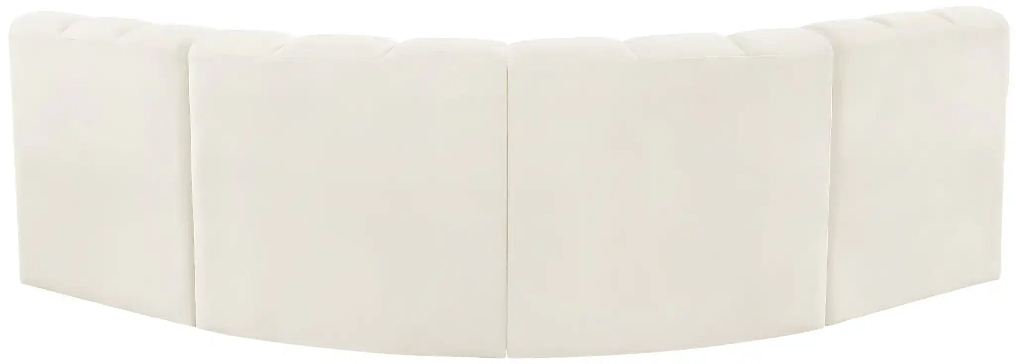 Arc - Velvet 4 Piece Corner Modular Sofa