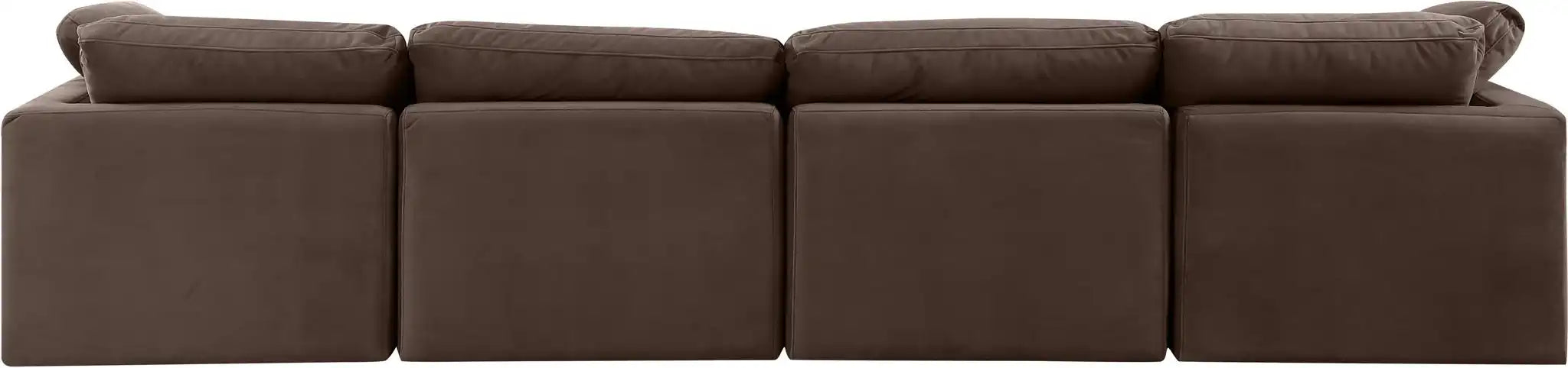 Indulge - Velvet 4 Seat Modular Sofa