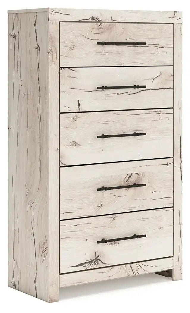 Lawroy - Five Drawer Chest - Light Natural - Best Buy Furniture