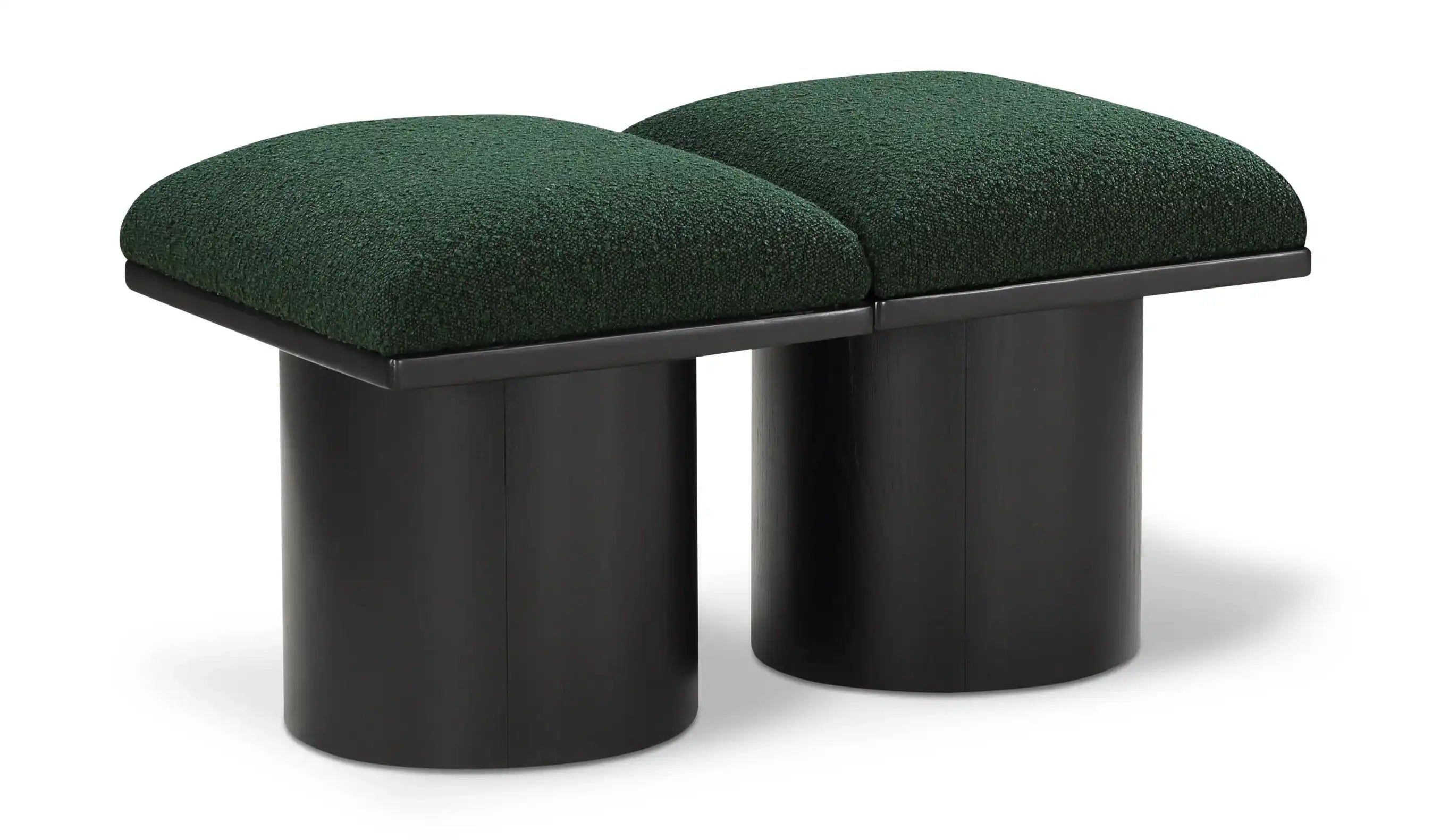 Pavilion - 2 Piece Modular Bench With Black Base - Best Buy Furniture