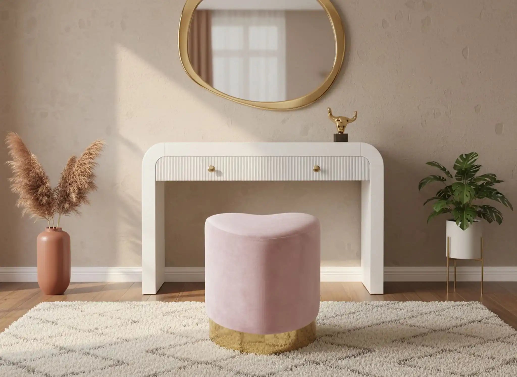 Heart - Stool Ottoman