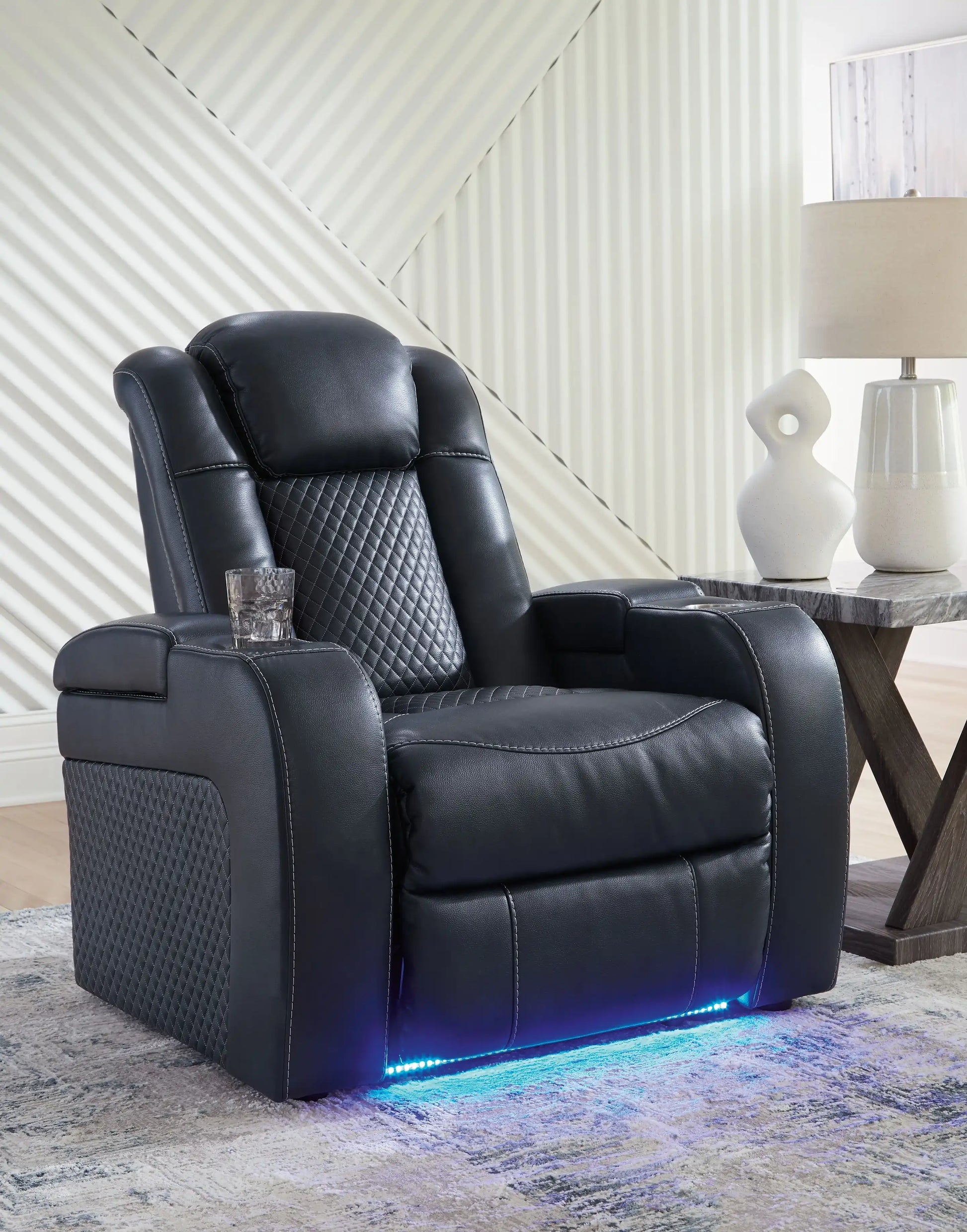 Fyne-dyme - Power Recliner/Adj Headrest - Best Buy Furniture