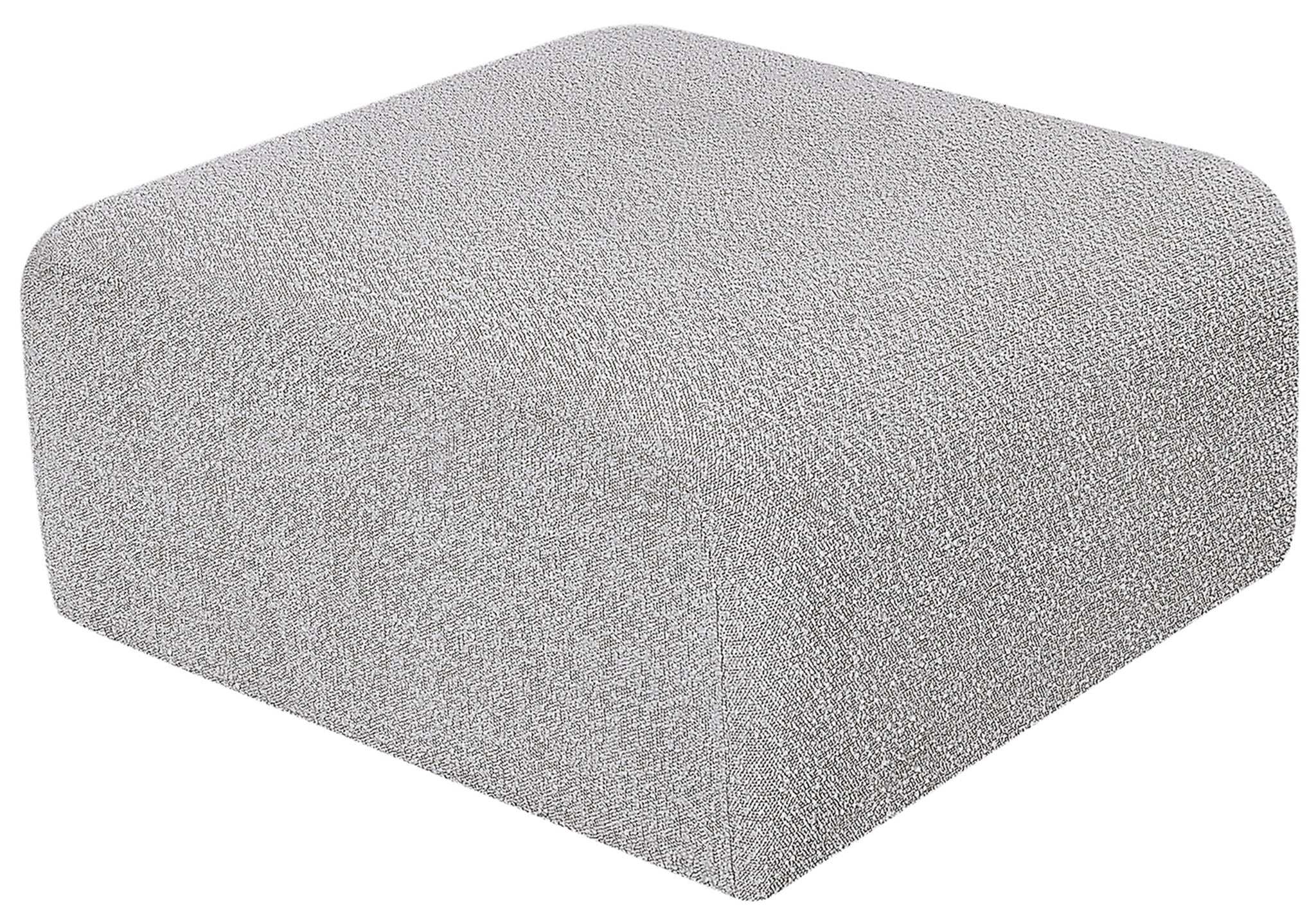Arc - Boucle Fabric Ottoman