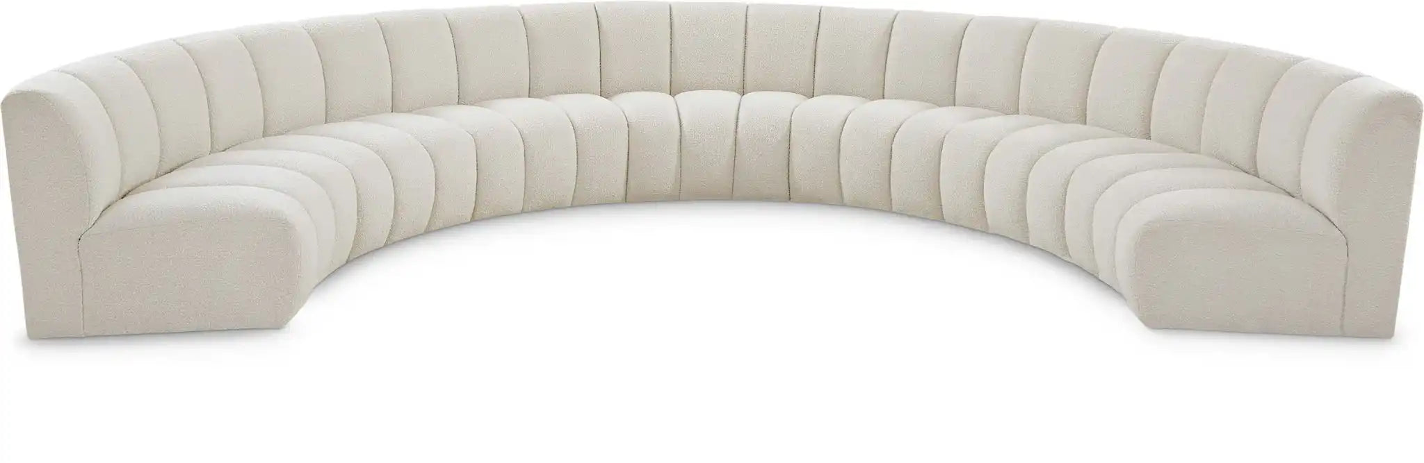 Infinity - 7 Piece Boucle Modular Sectional - Best Buy Furniture