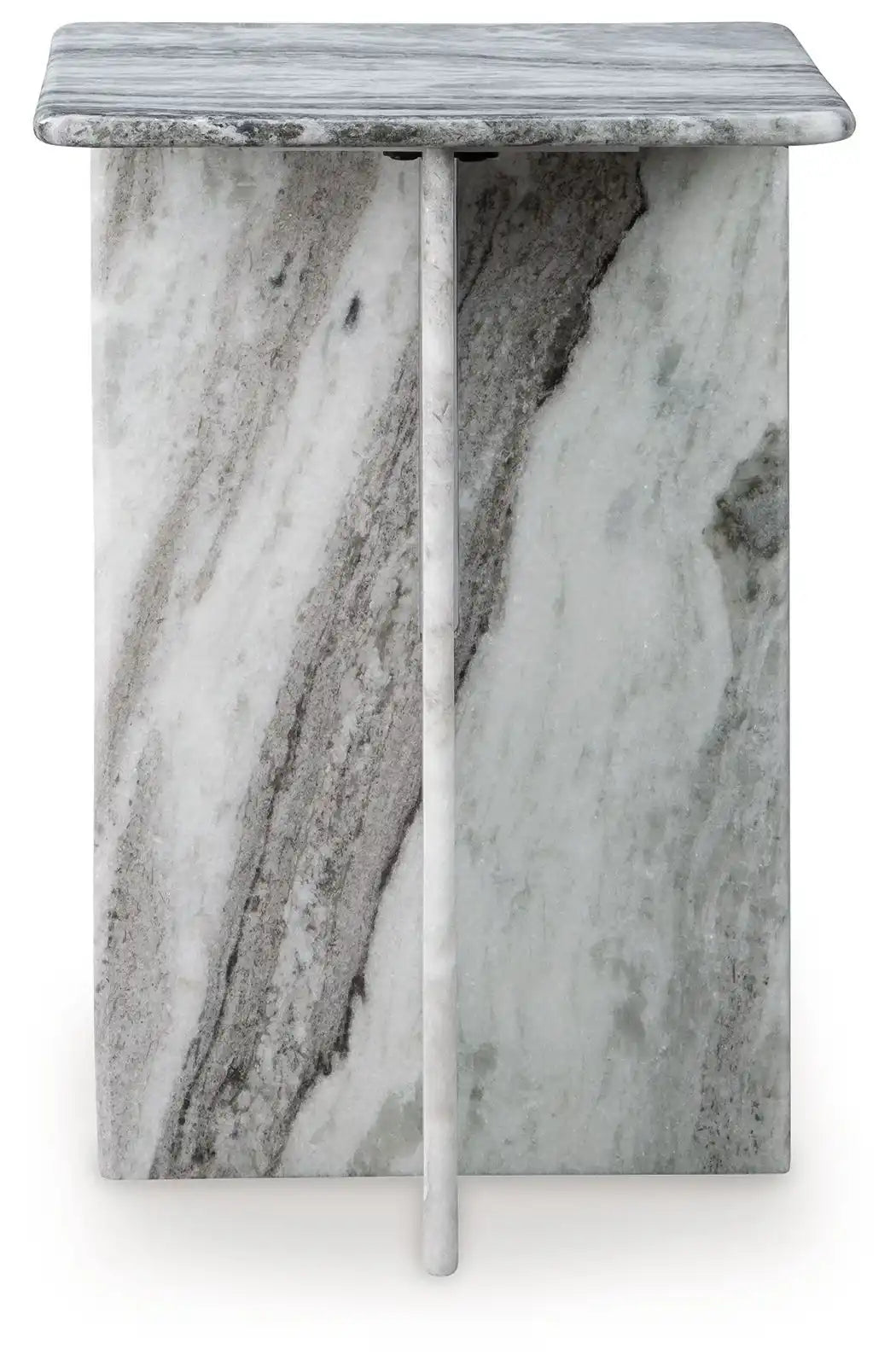 Keithwell - Square Accent Table - Gray - Best Buy Furniture