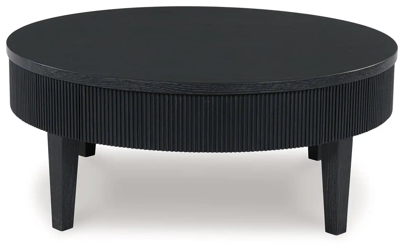 Marstream - Round Cocktail Table - Black - Best Buy Furniture