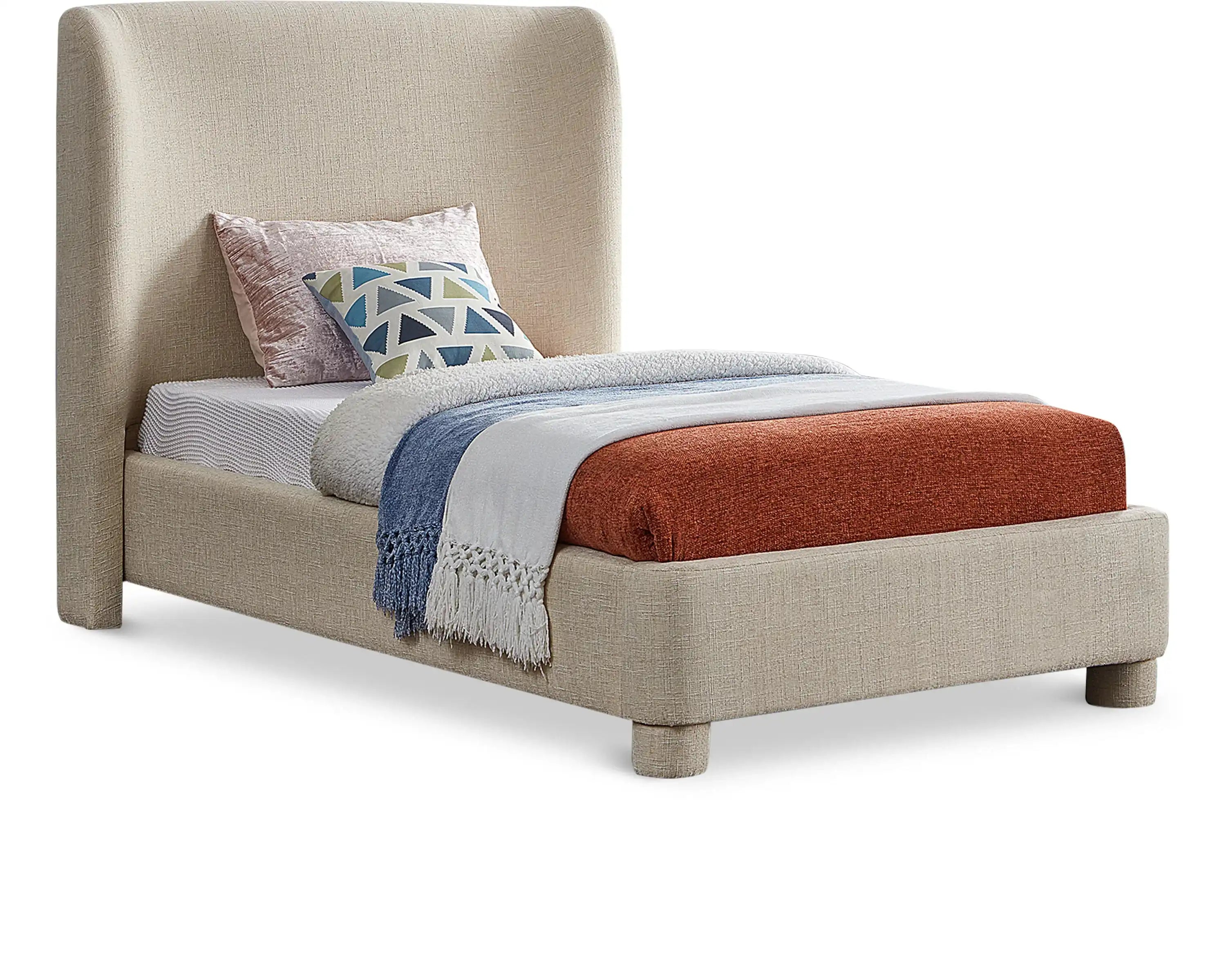 Penny - Polyester Fabric Bed - Best Buy Furniture