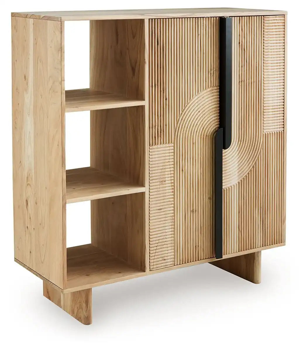 Kierwell - Accent Cabinet - Natural - Best Buy Furniture