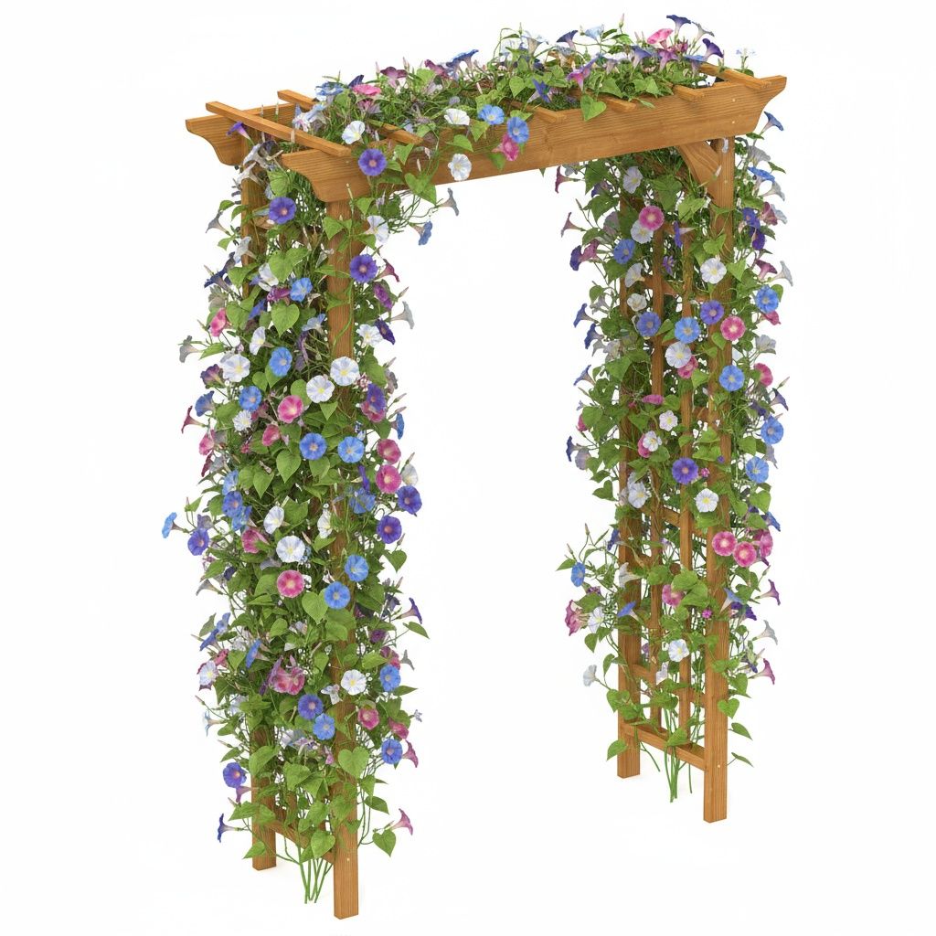 Arbor, Wedding Arch For Ceremony, Trellis For Plant Climbing, Christmas Decor Pergola For Garden Backyard - Yellow