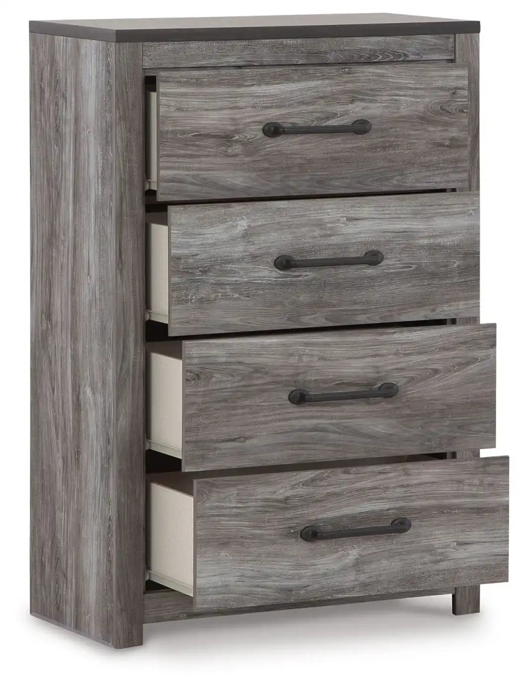Bronyan - Four Drawer Chest - Dark Gray - Best Buy Furniture