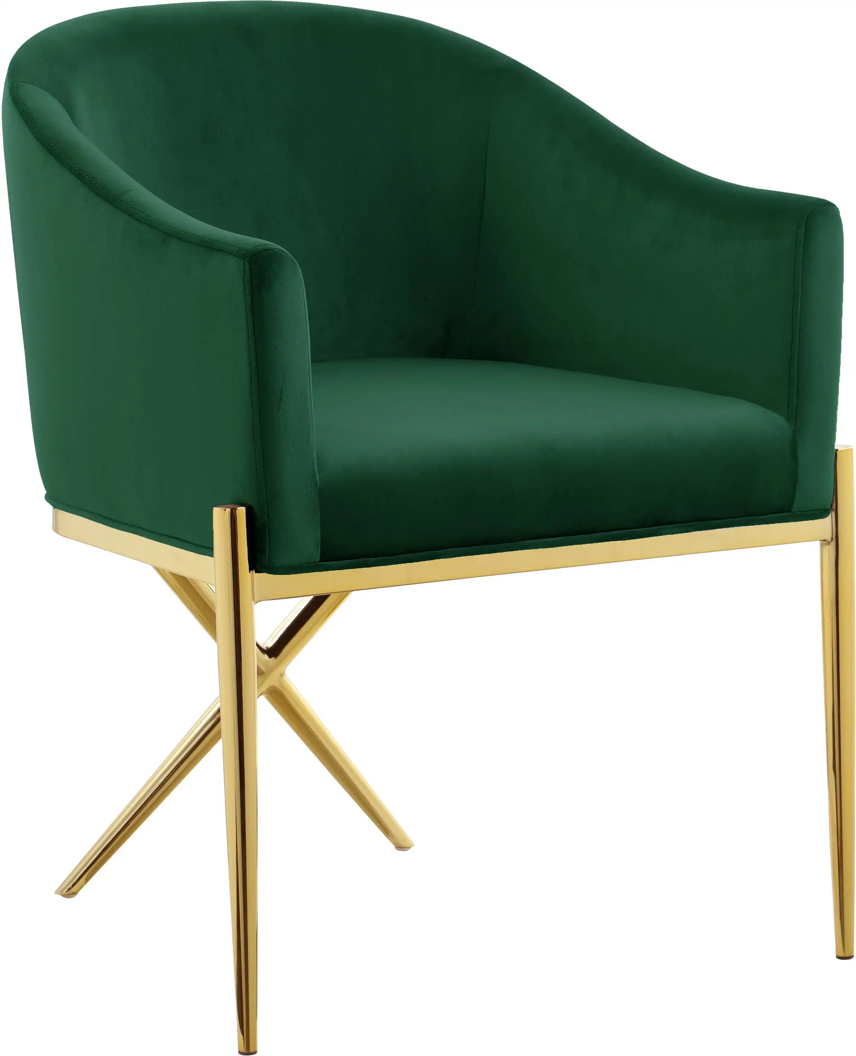 Xavier - Dining Chair with Gold Legs - Best Buy Furniture
