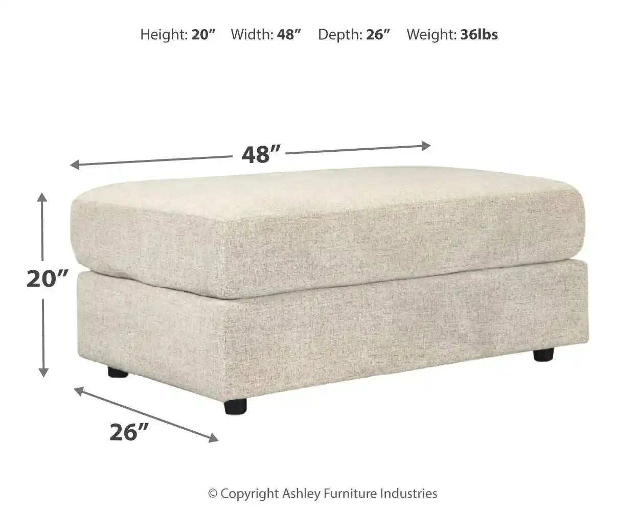 Soletren - Accent Ottoman - Best Buy Furniture
