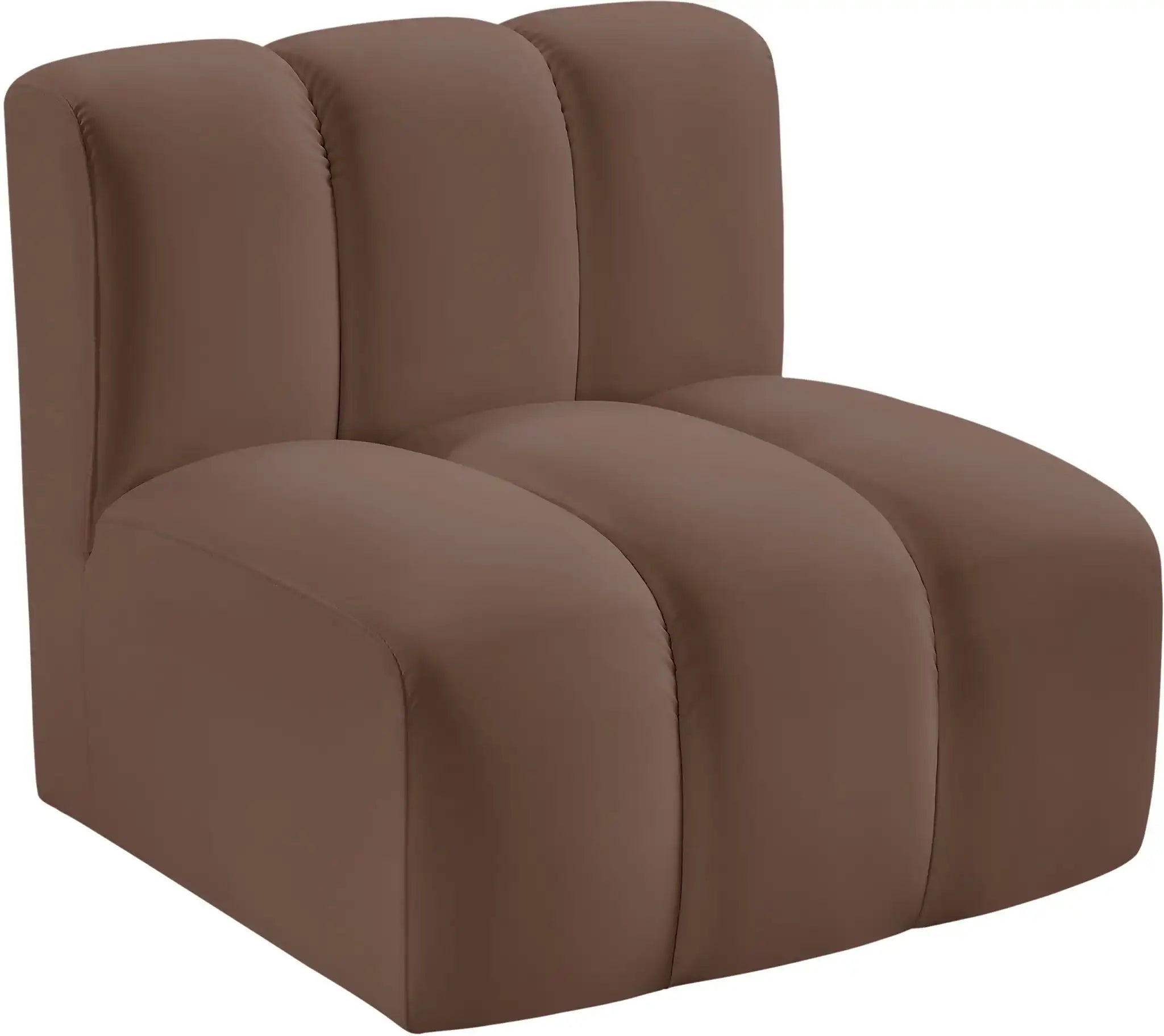 Arc - Faux Leather Straight Chair