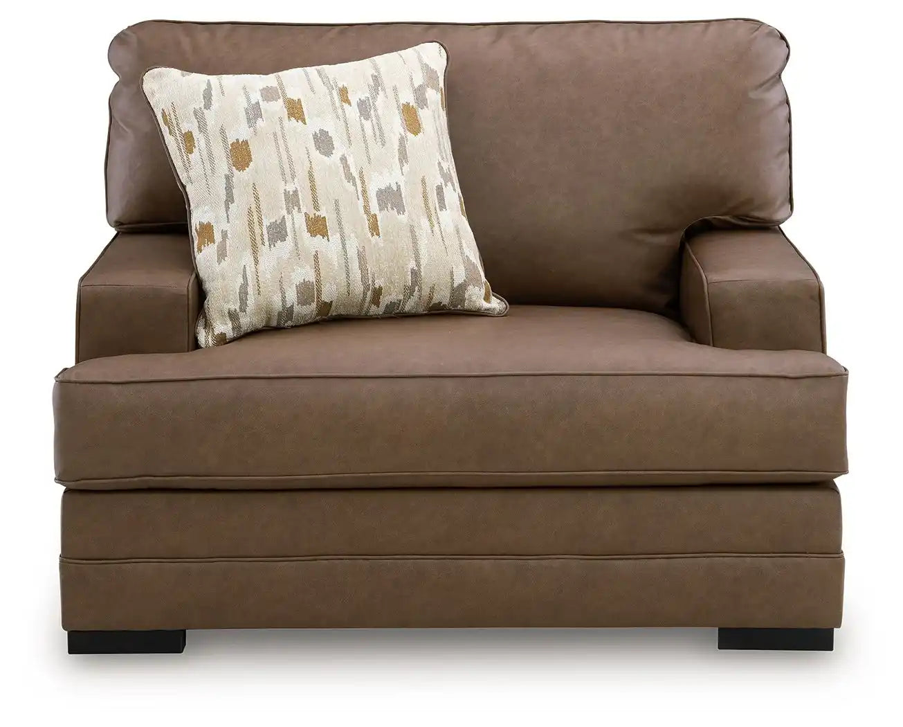 VillaCourt - Chair And A Half - Caramel - Best Buy Furniture