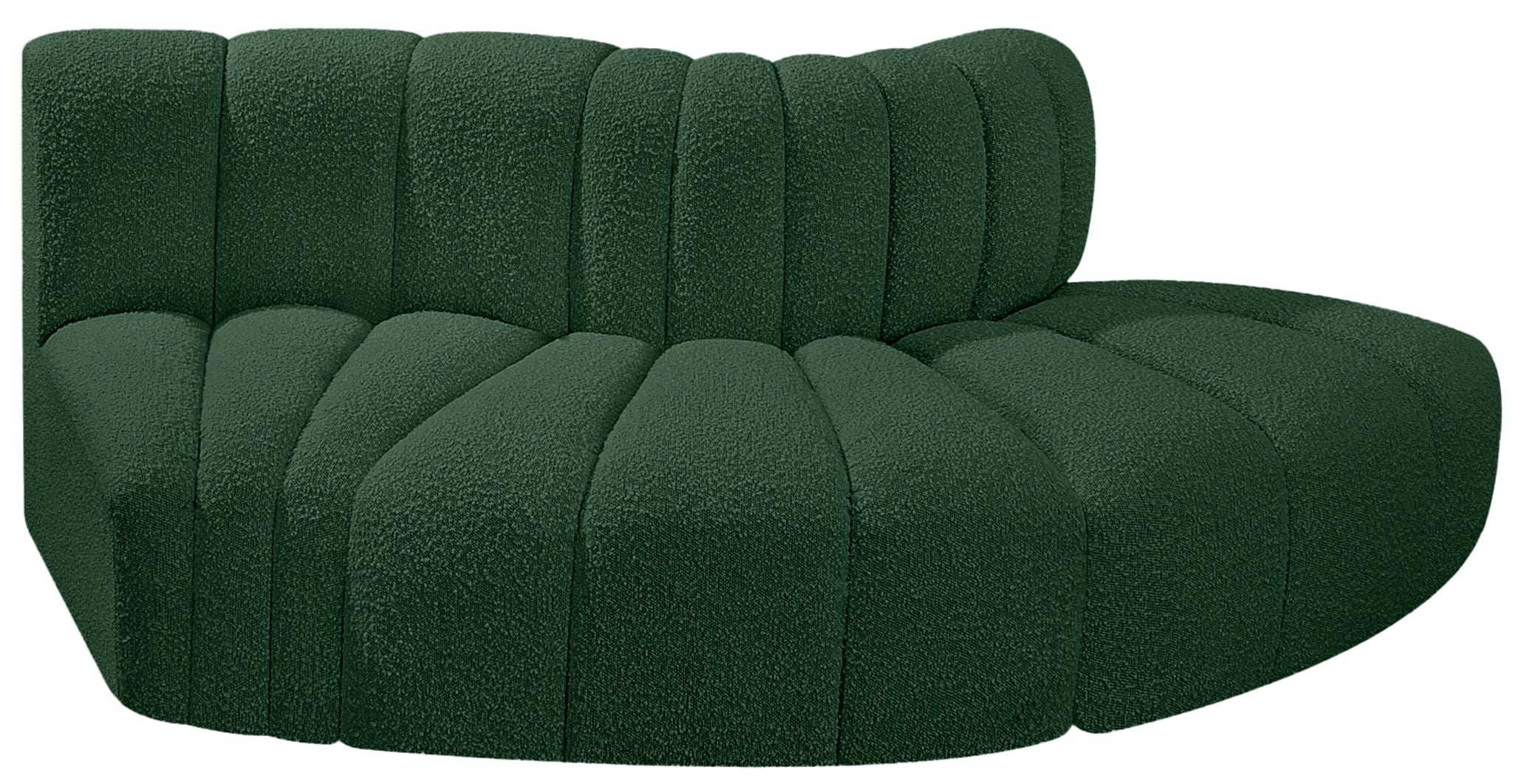 Arc - Boucle Fabric 3 Piece Modular Sofa