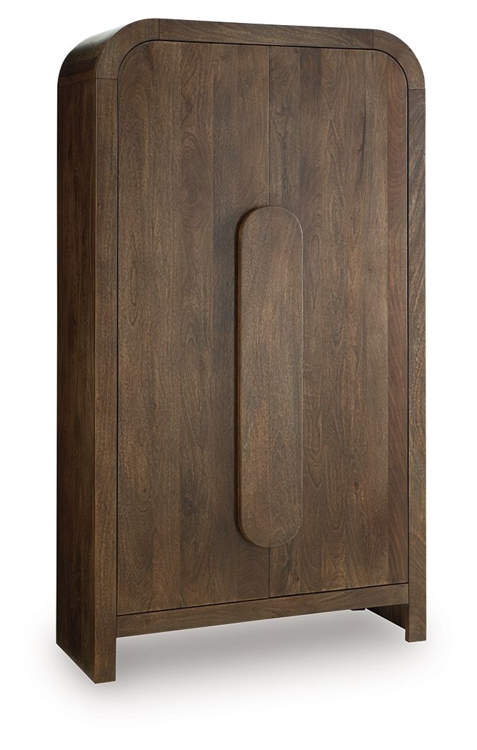 Thoren - Accent Cabinet - Medium Brown - Best Buy Furniture