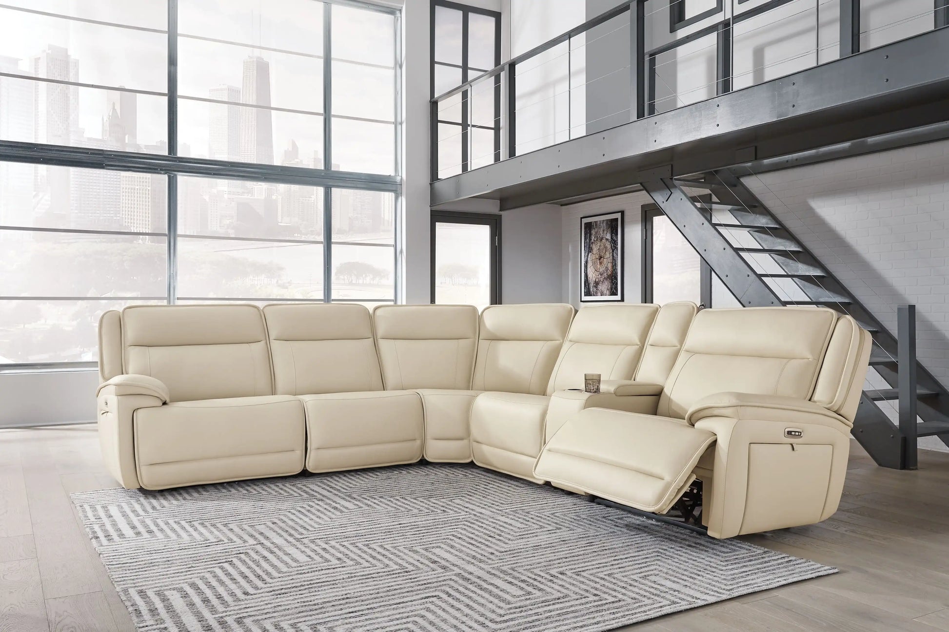 Double Deal - Reclining Sectional - Best Buy Furniture