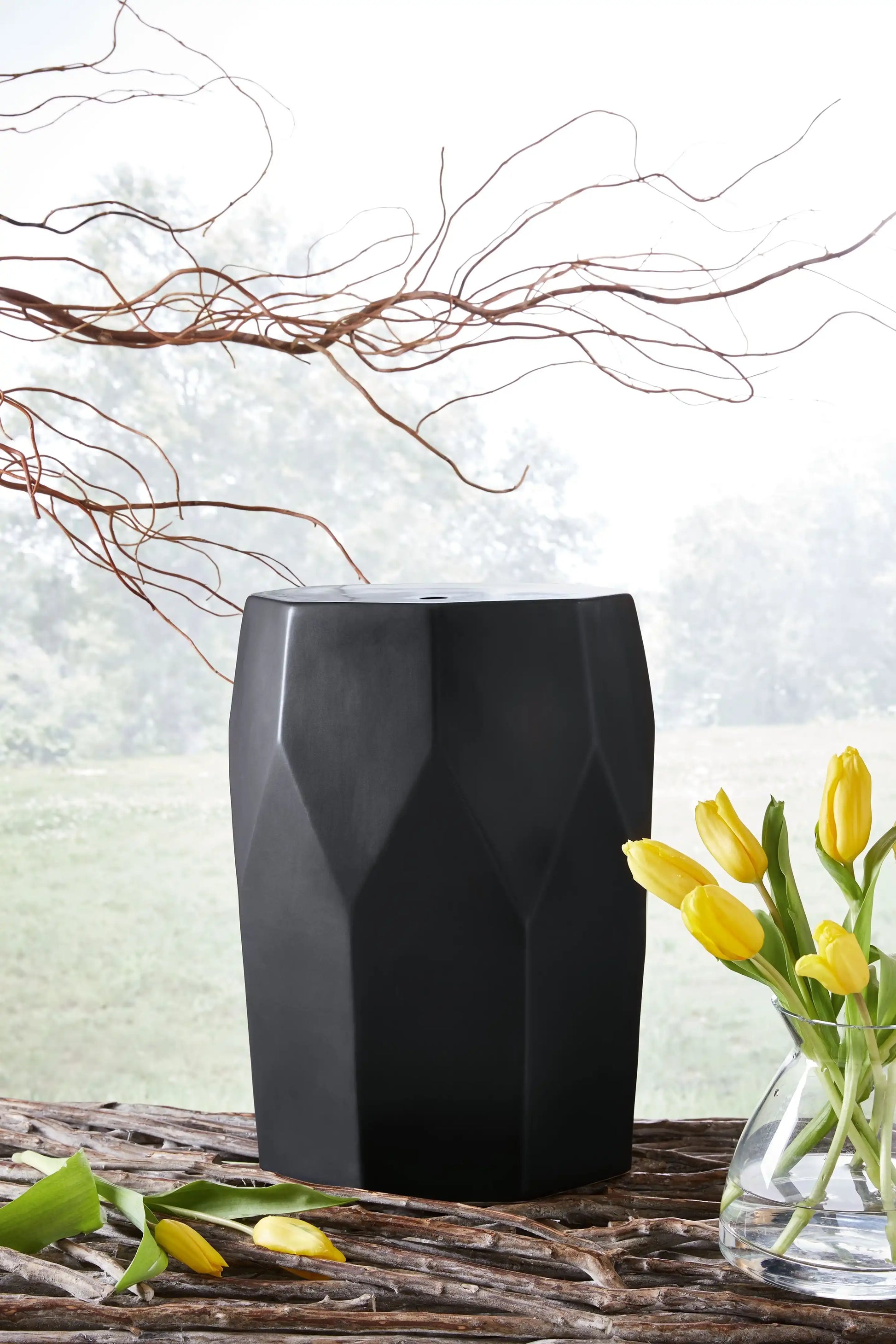 Rhysworth - Stool - Black - Best Buy Furniture