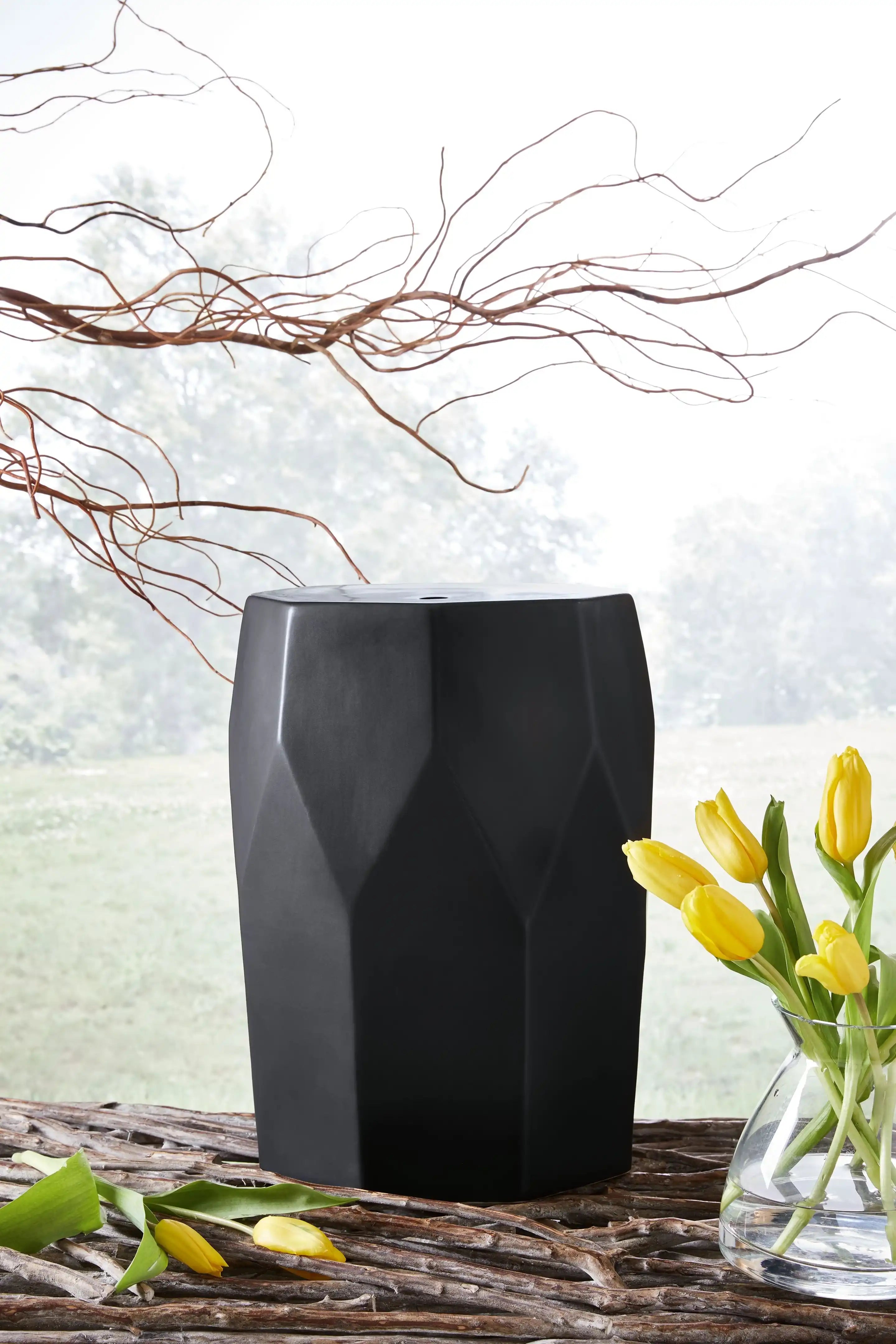 Rhysworth - Stool - Black - Best Buy Furniture