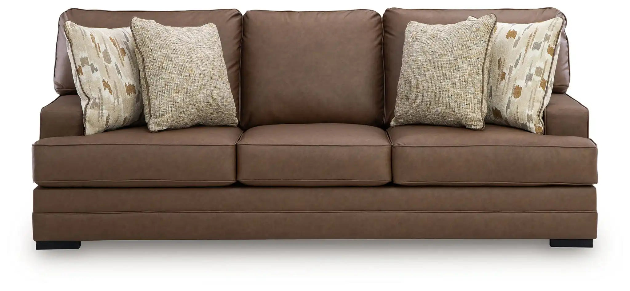 VillaCourt - Sofa - Caramel - Best Buy Furniture