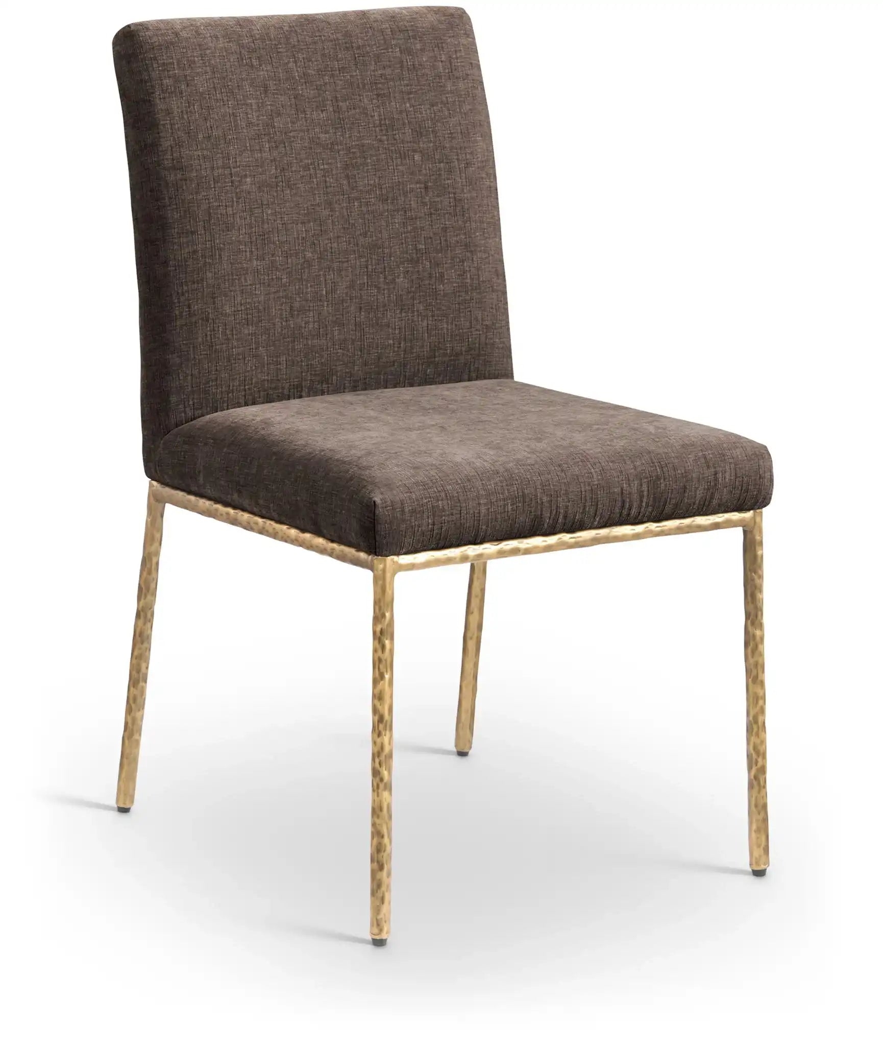 Reeves - Dining Side Chair (Set of 2) - Gold Base - Best Buy Furniture