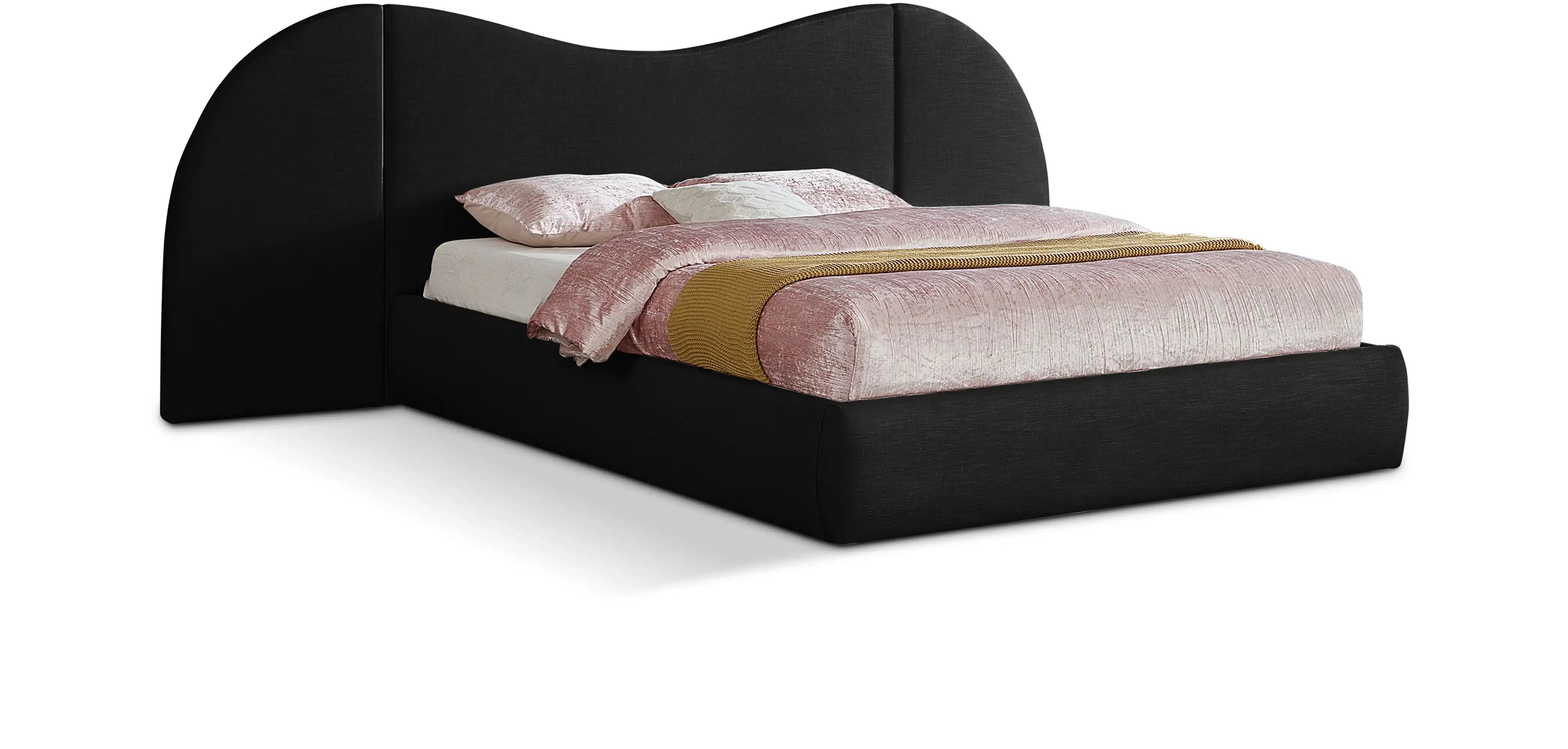 Everest - Linen Fabric Bed - Best Buy Furniture