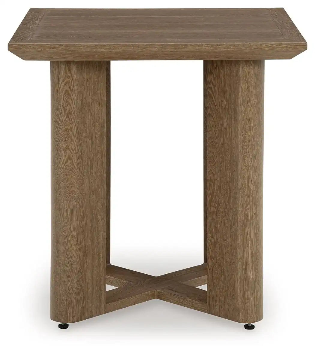Serene Bay - Square End Table - Dark Brown - Best Buy Furniture