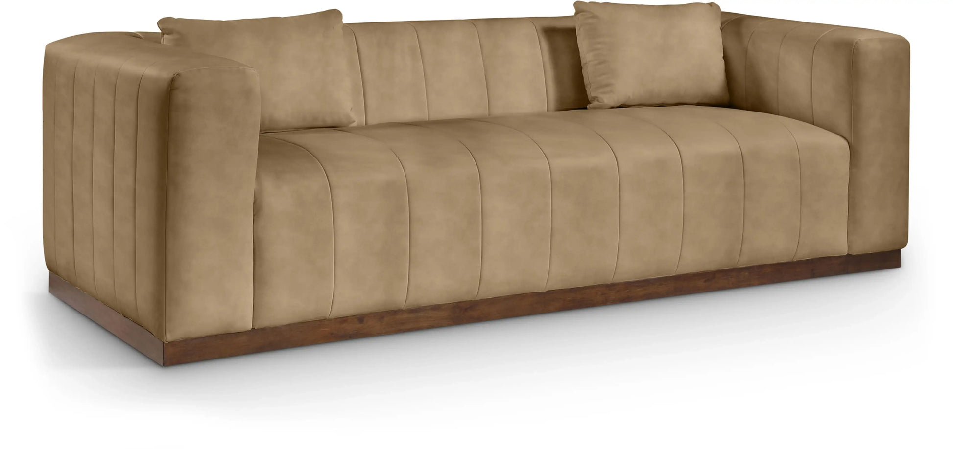 Mallina - Sofa - Tan - Best Buy Furniture