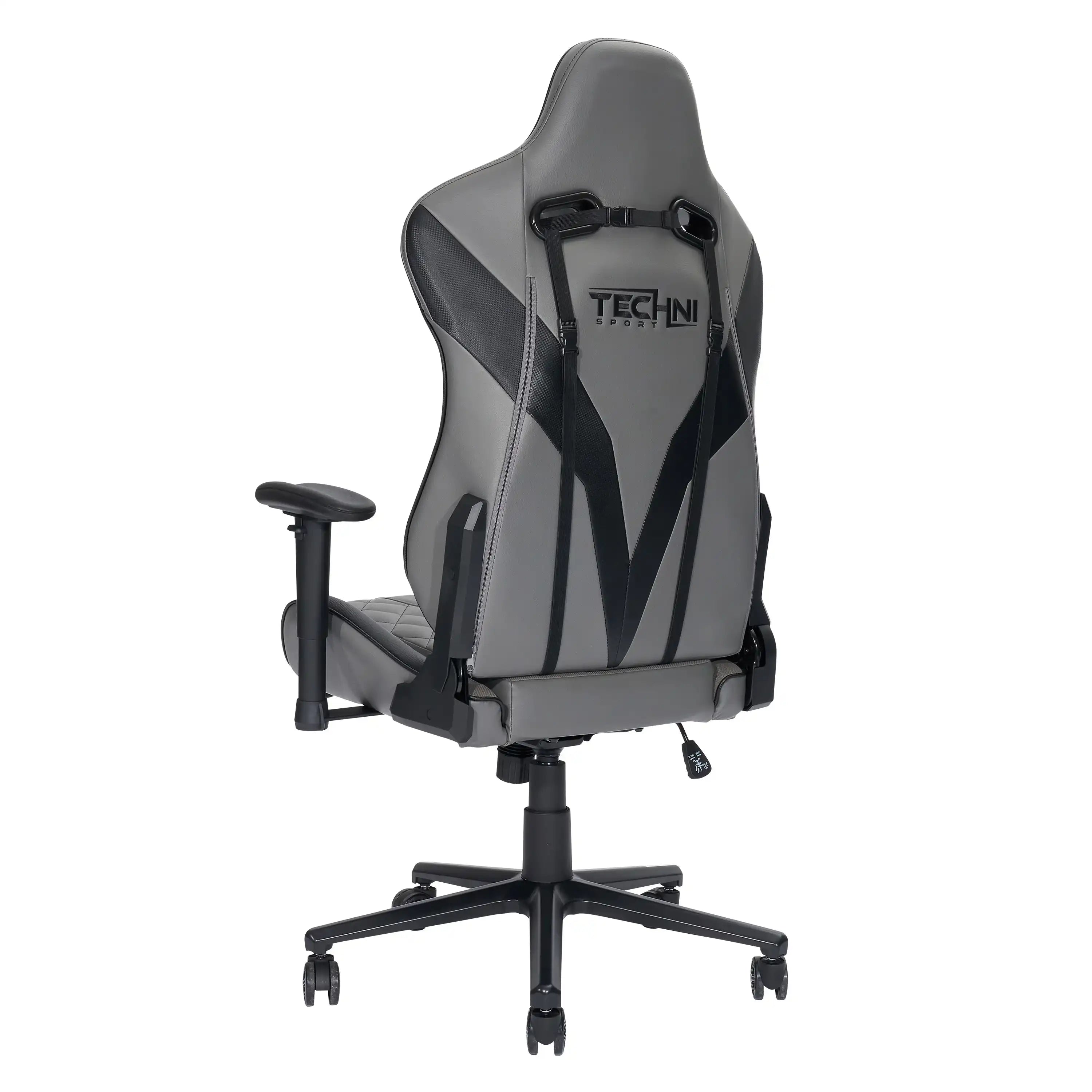 Techni Sport XL Ergonomic Gaming Chair , Grey - Best Buy Furniture