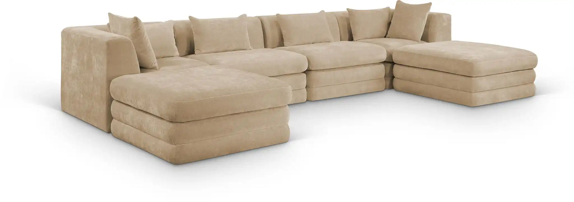 Stellar - 6 Piece Upholstered Modular Sectional - Best Buy Furniture