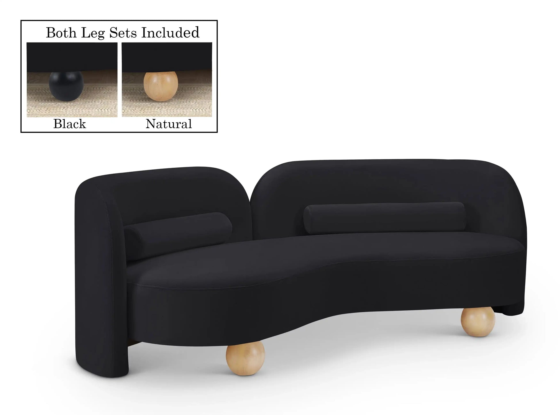 Daphne - Velvet Sofa - Best Buy Furniture