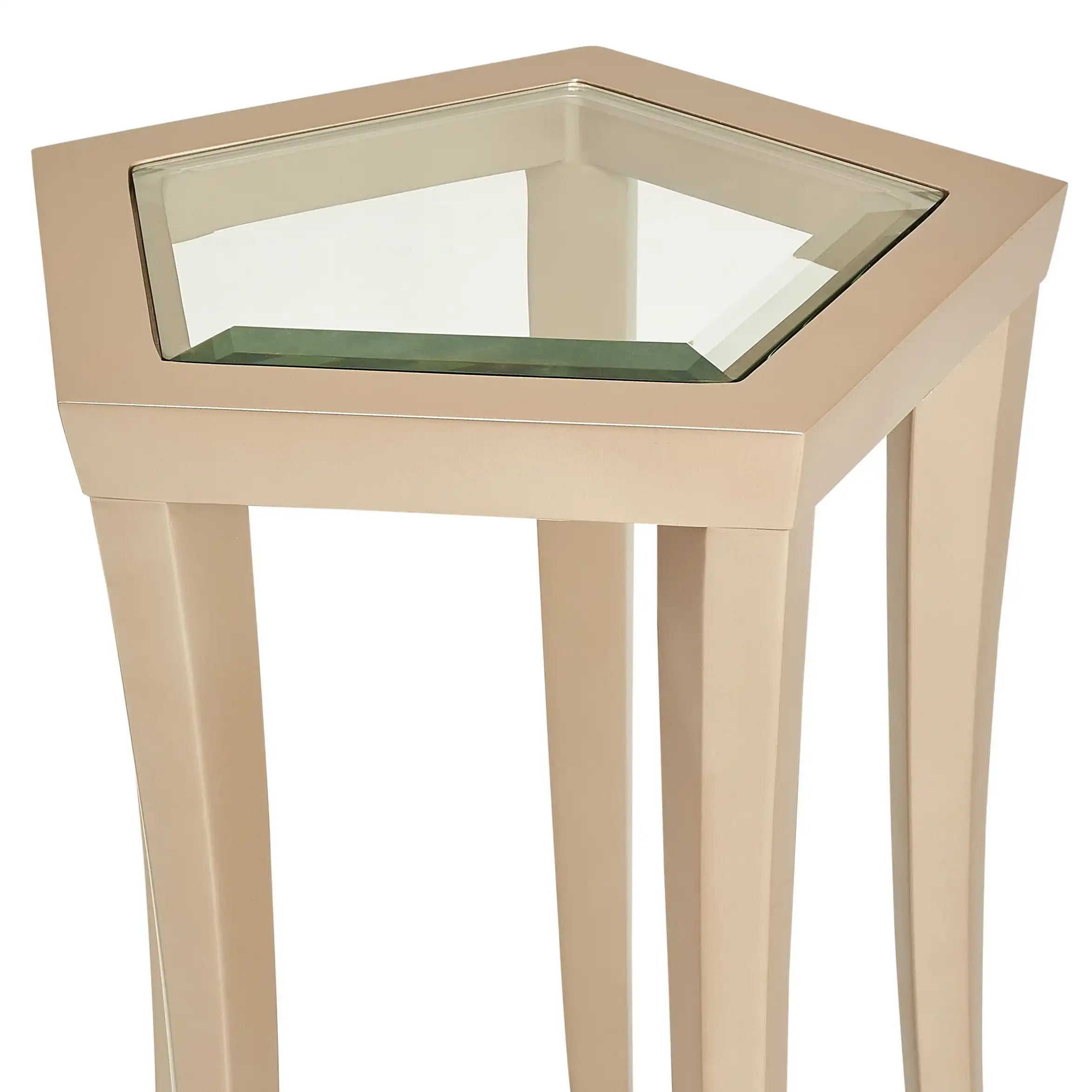 La Rachelle - Chairside Table - Champagne - Best Buy Furniture