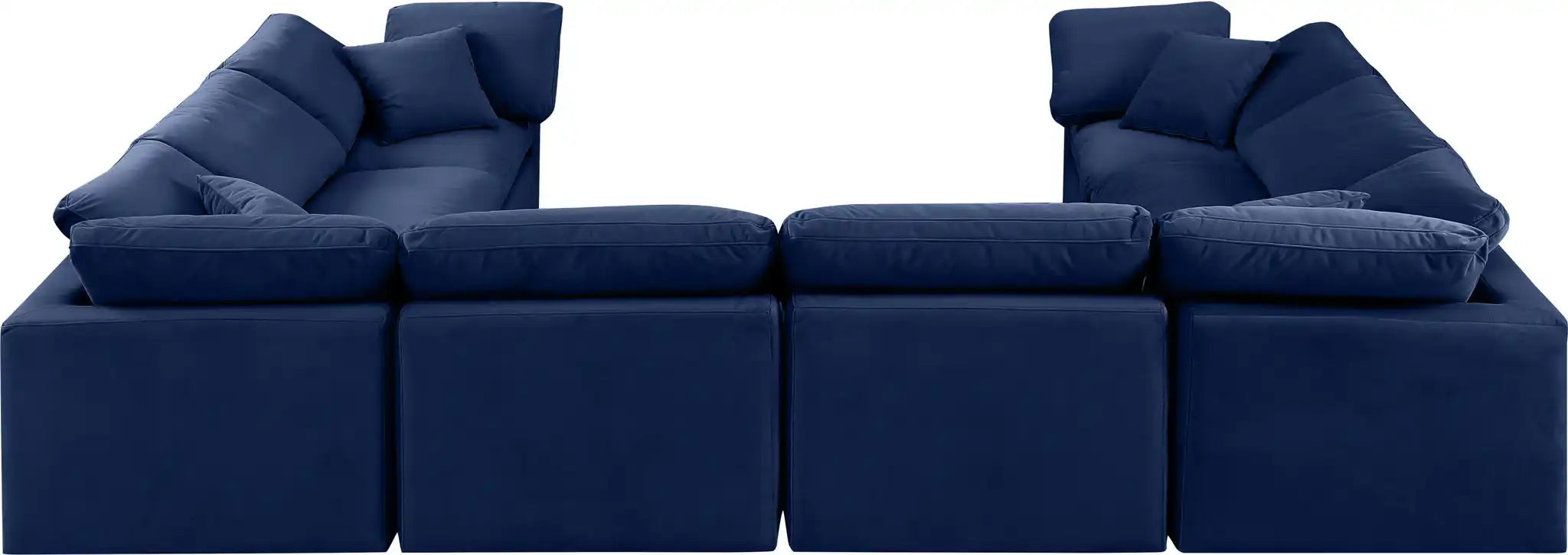 Indulge - Velvet 8 Piece Modular Sectional