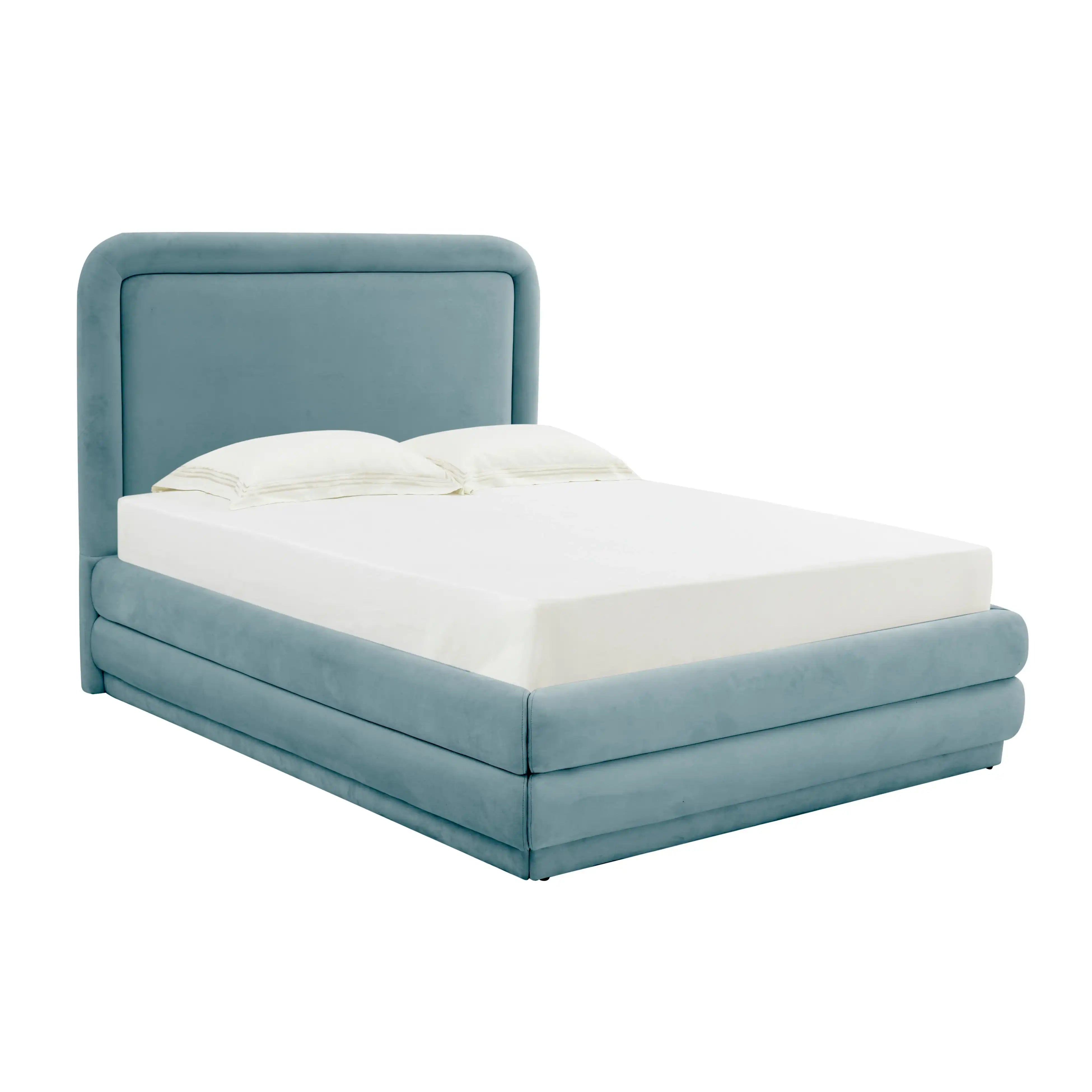 Briella - Velvet Bed - Best Buy Furniture