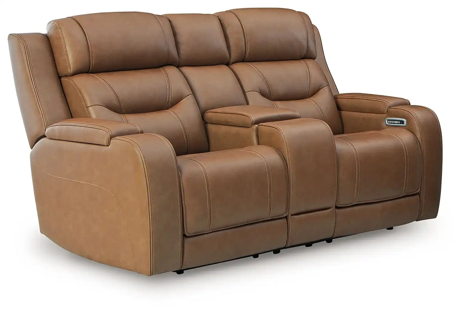 Knightington - Power Reclining Loveseat With Audio Seating - Best Buy Furniture