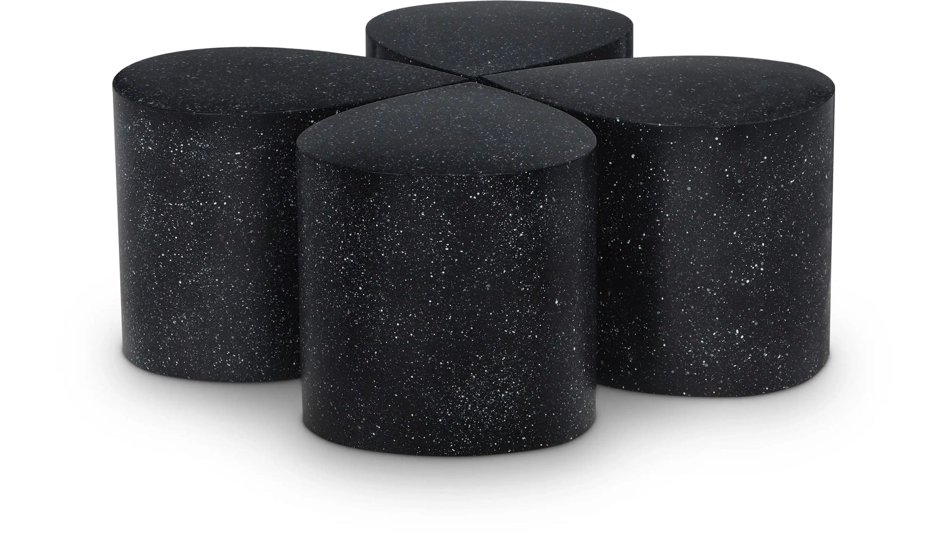 Petal - Coffee Table - Black Terazzo - Best Buy Furniture